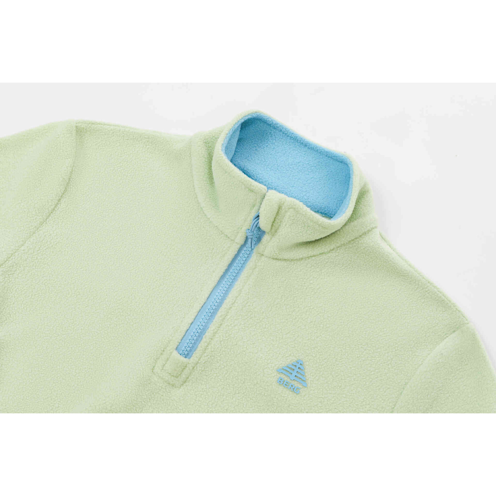 Camisola Polar Mulher Verde e Azul L Berg