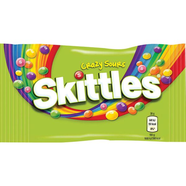Drageias Crazy Sours Skittles