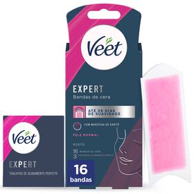 Bandas Depilatórias Cera Fria Expert Faciais Pele Normal Bandas Depilatórias Cera Fria Expert Faciais Pele Normal