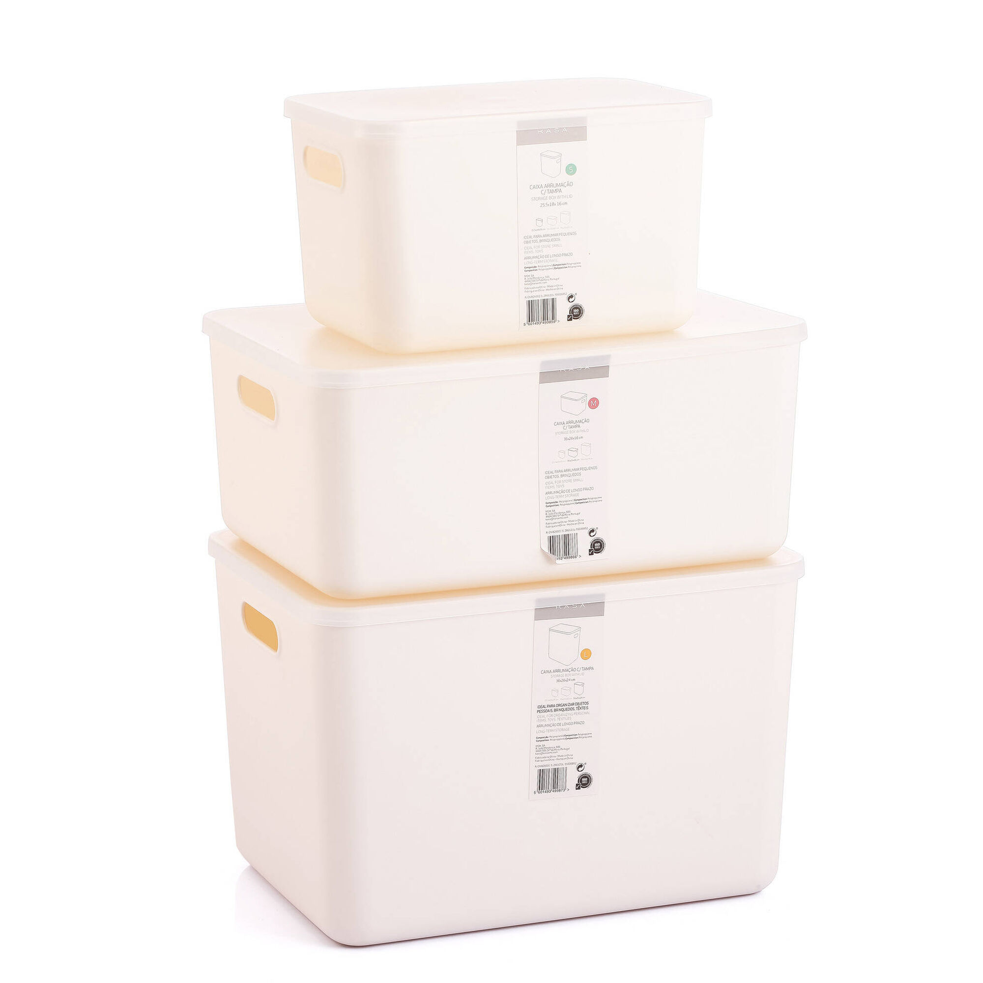 Caixa Arruma&ccedil;&atilde;o Pl&aacute;stico Branca