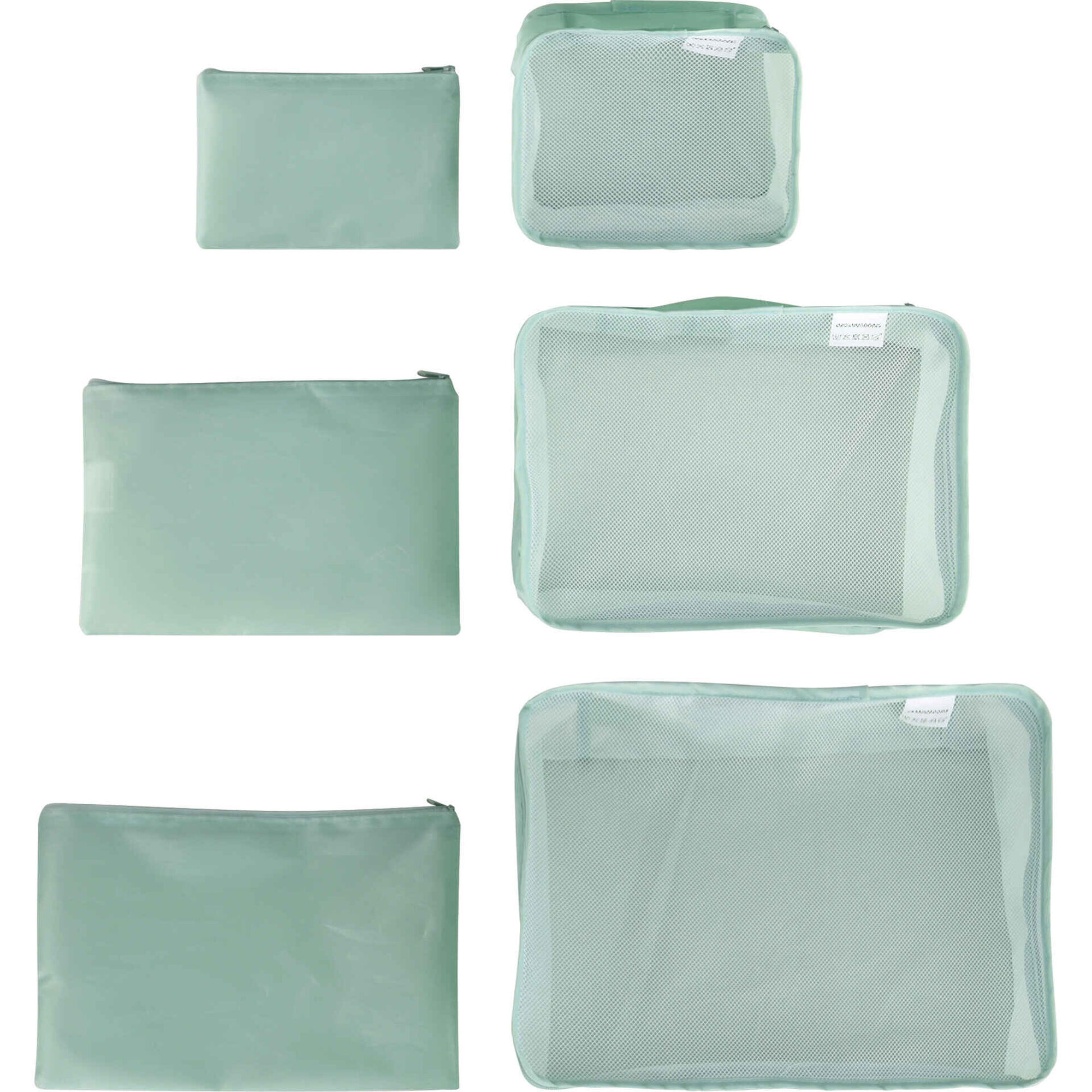 Conjunto 6 Sacos de Arruma&ccedil;&atilde;o para Viagem Bazar&atilde;o