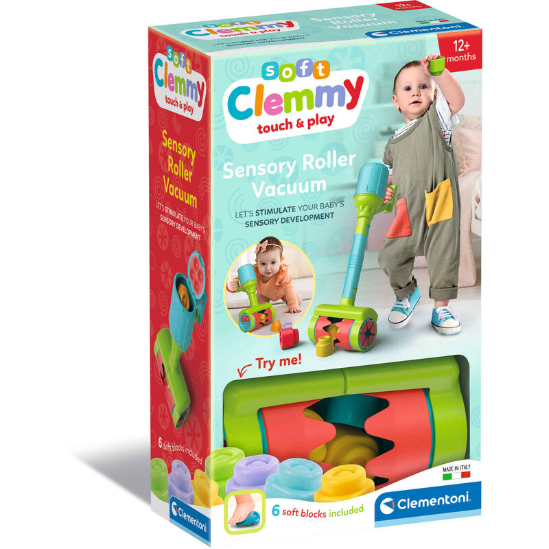 Clementoni - Aspirador Sensorial Soft Clemmy