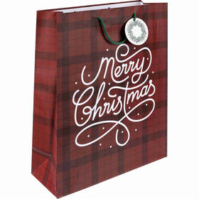 Saco para Presentes Rustic Christmas 37x45x15cm