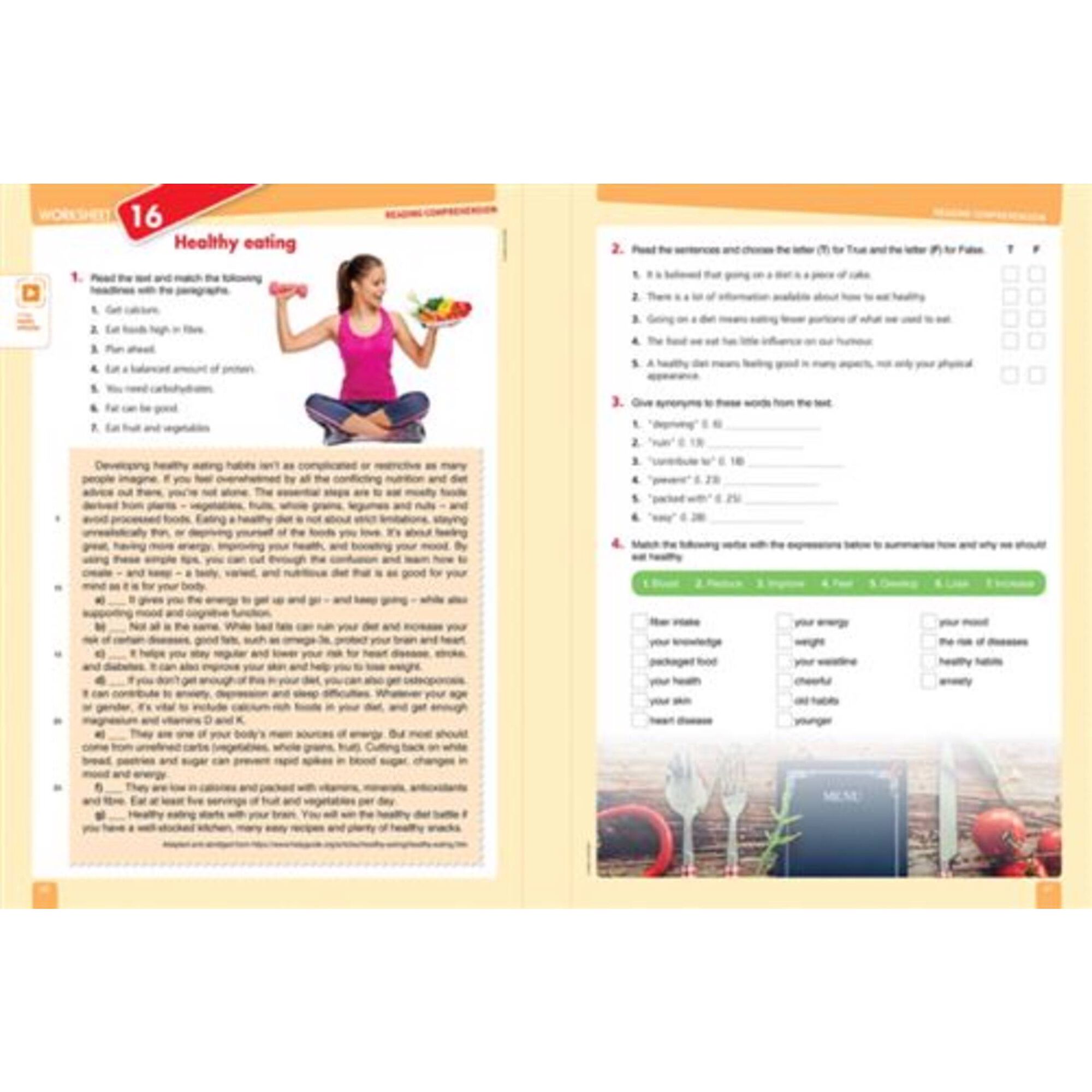 Fichas de Inglês Nível B1 - 8º Ano