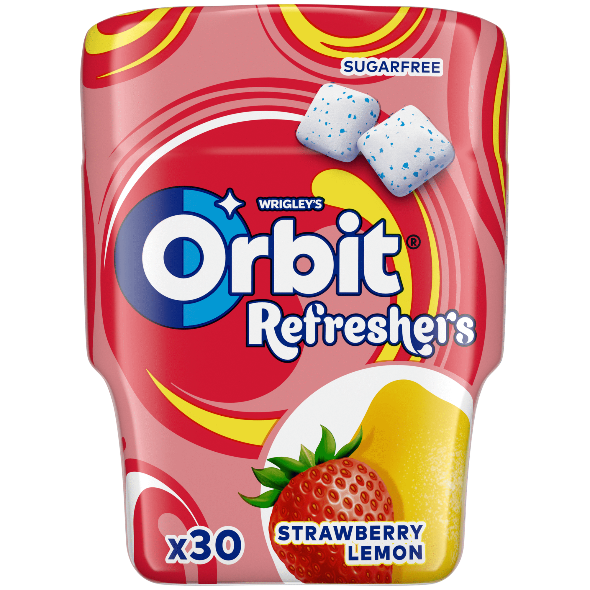 Pastilhas Refresher's Sabor Morango e Lim&atilde;o Orbit