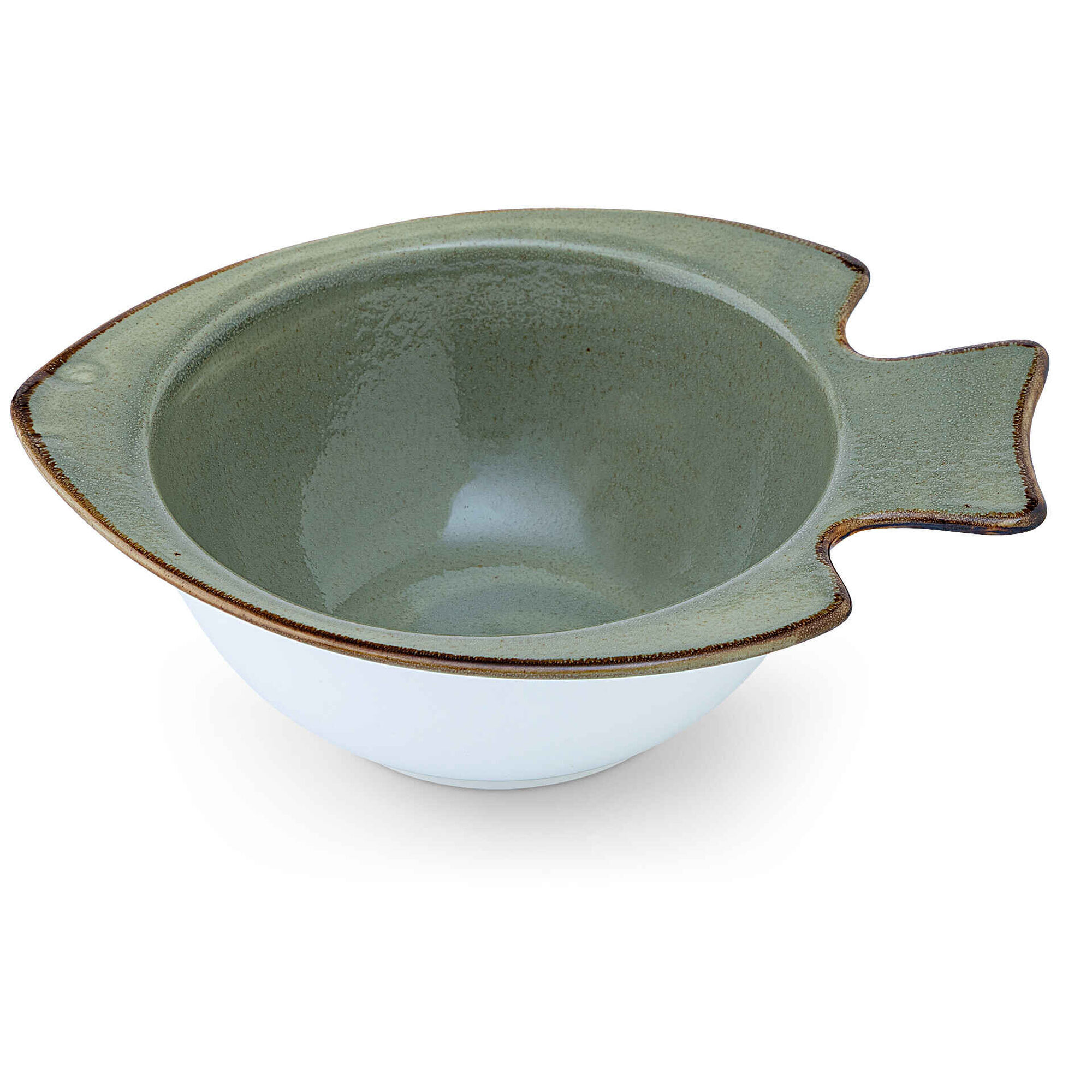 Ta&ccedil;a Peixe 23cm Verde Kasa