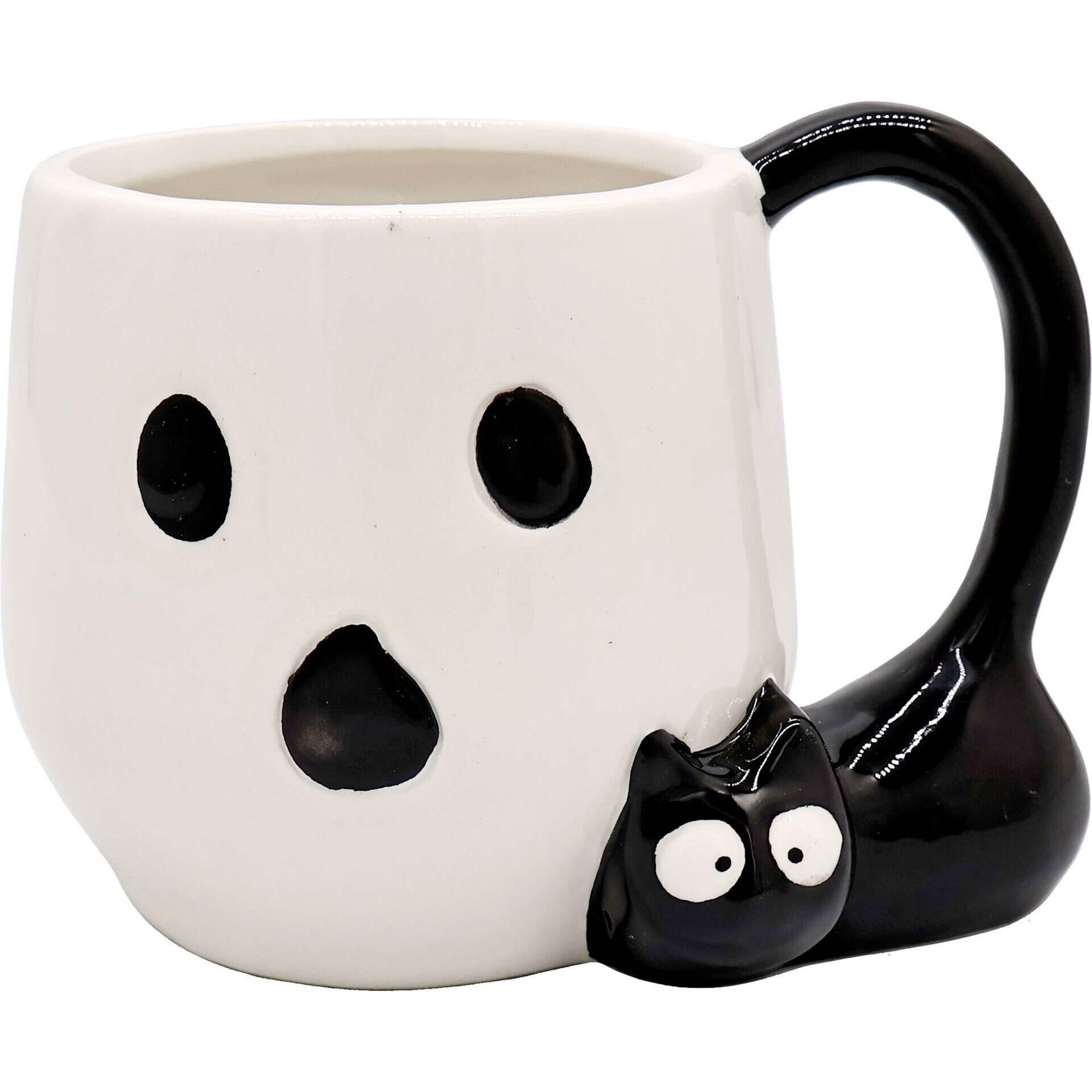 Caneca Fantasma com Gato Kasa