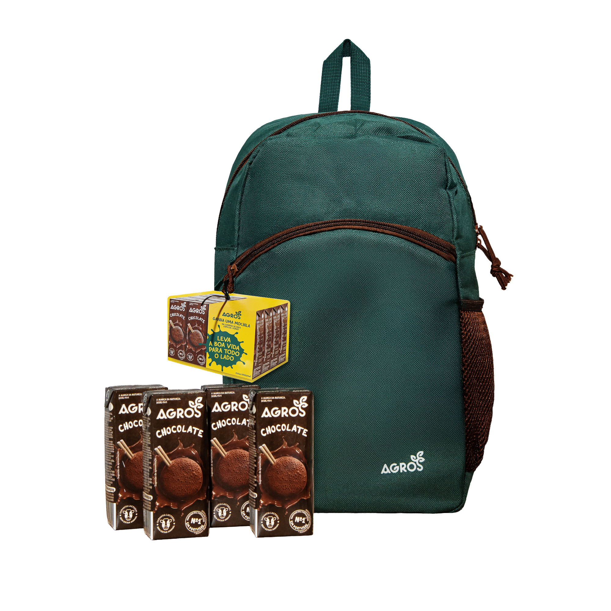 Leite Achocolatado com Mochila