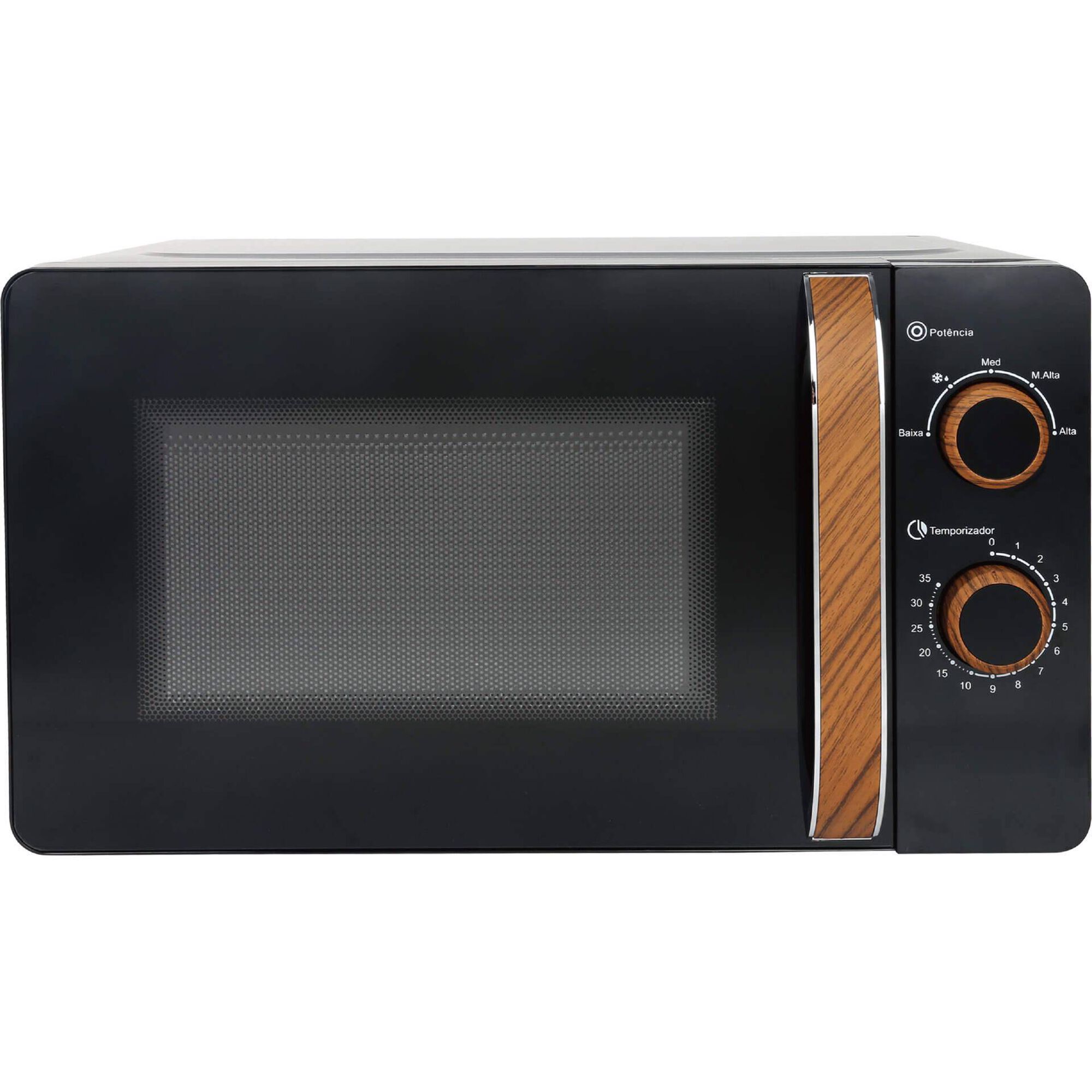 Microondas Preto 20L 700W Bazar&atilde;o