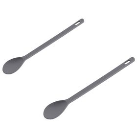 Conjunto 2 Colheres Pl&aacute;stico Essencial Kasa