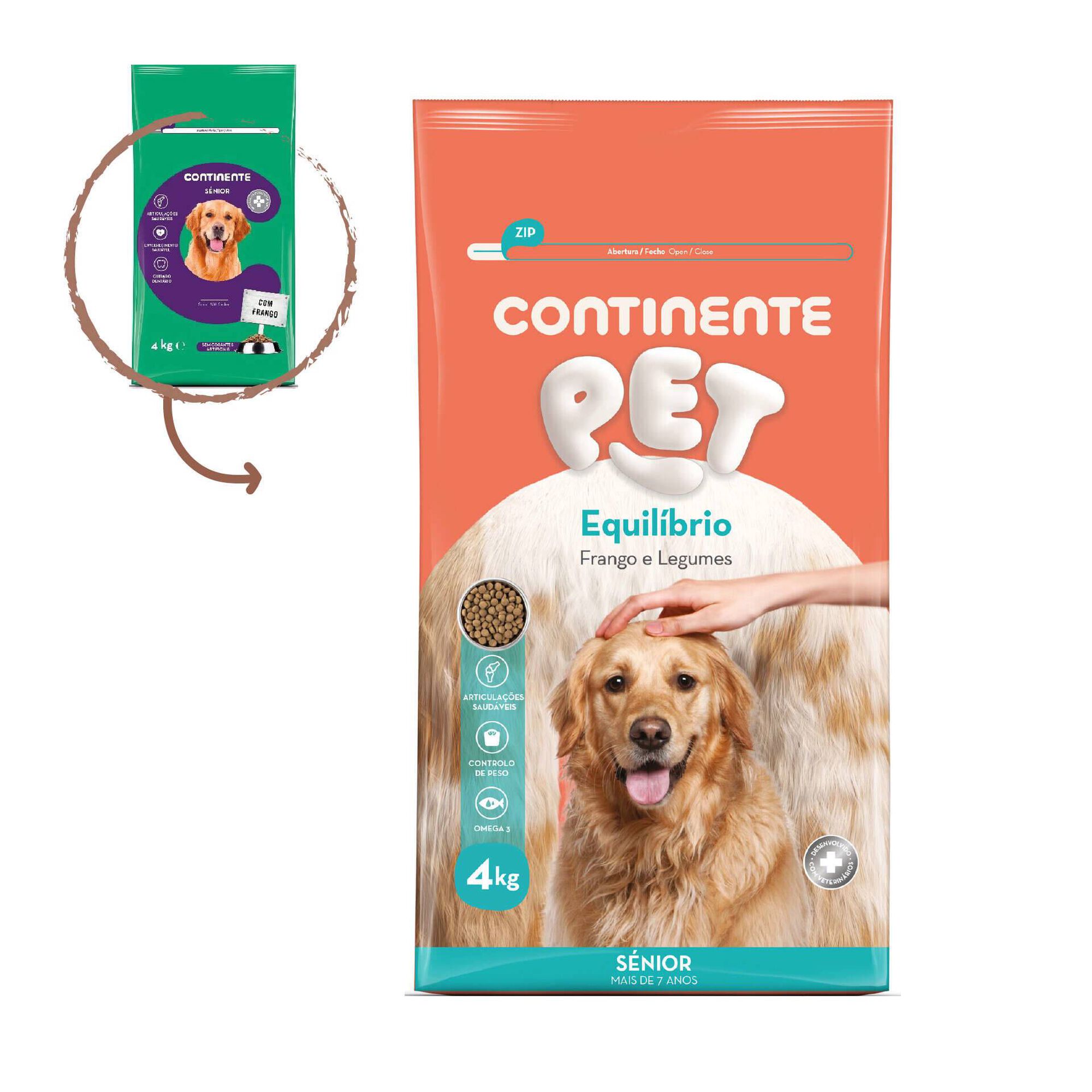 Ração para Cão Sénior Frango e Legumes