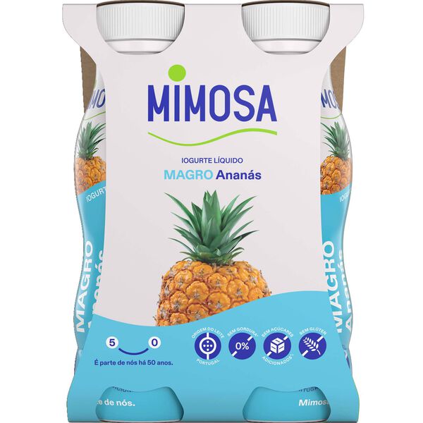 Iogurte Líquido Magro Ananás Mimosa