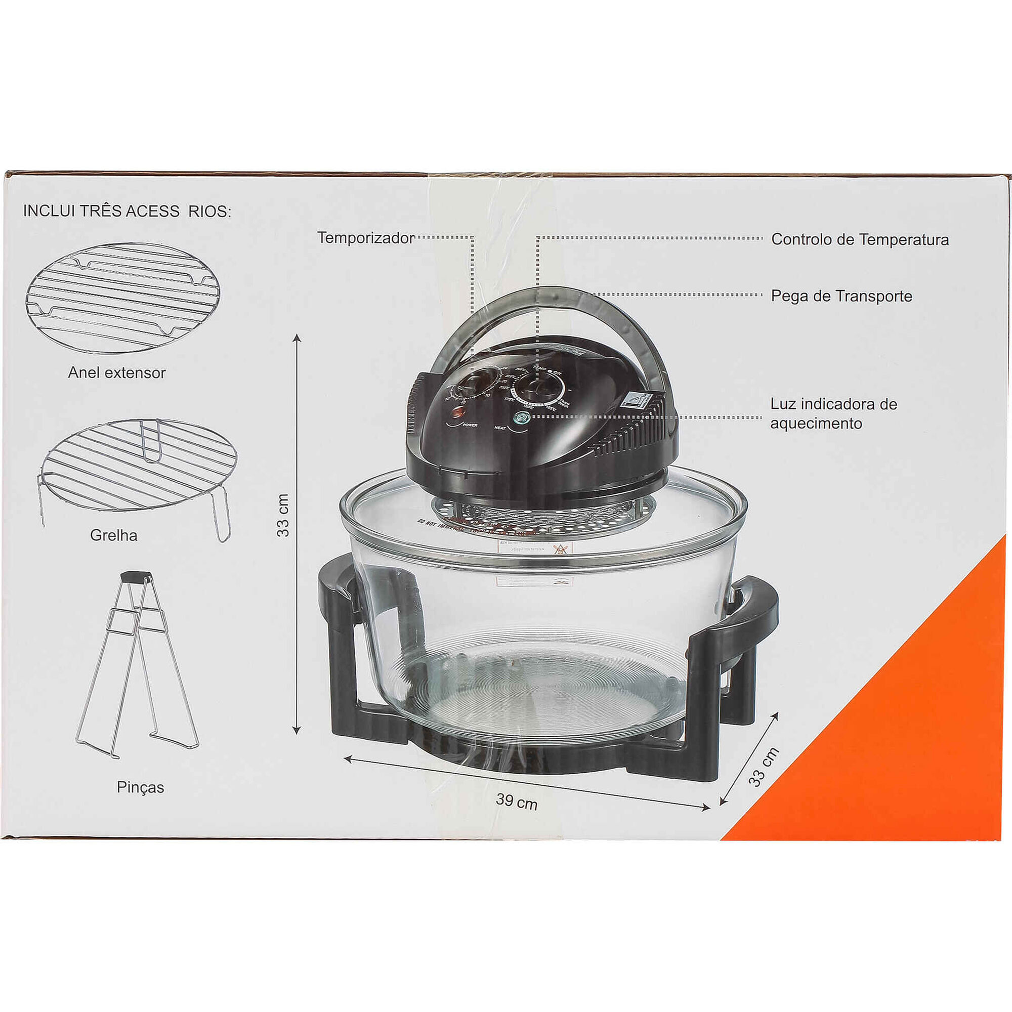 Mini Forno Halog&eacute;neo 12L Bazar&atilde;o