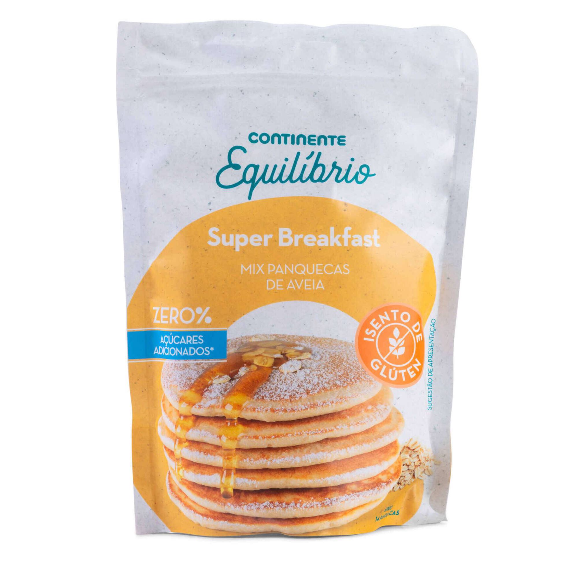 Preparado Super Breakfast Mix Panquecas de Aveia sem Glúten Preparado Super Breakfast Mix Panquecas de Aveia sem Glúten