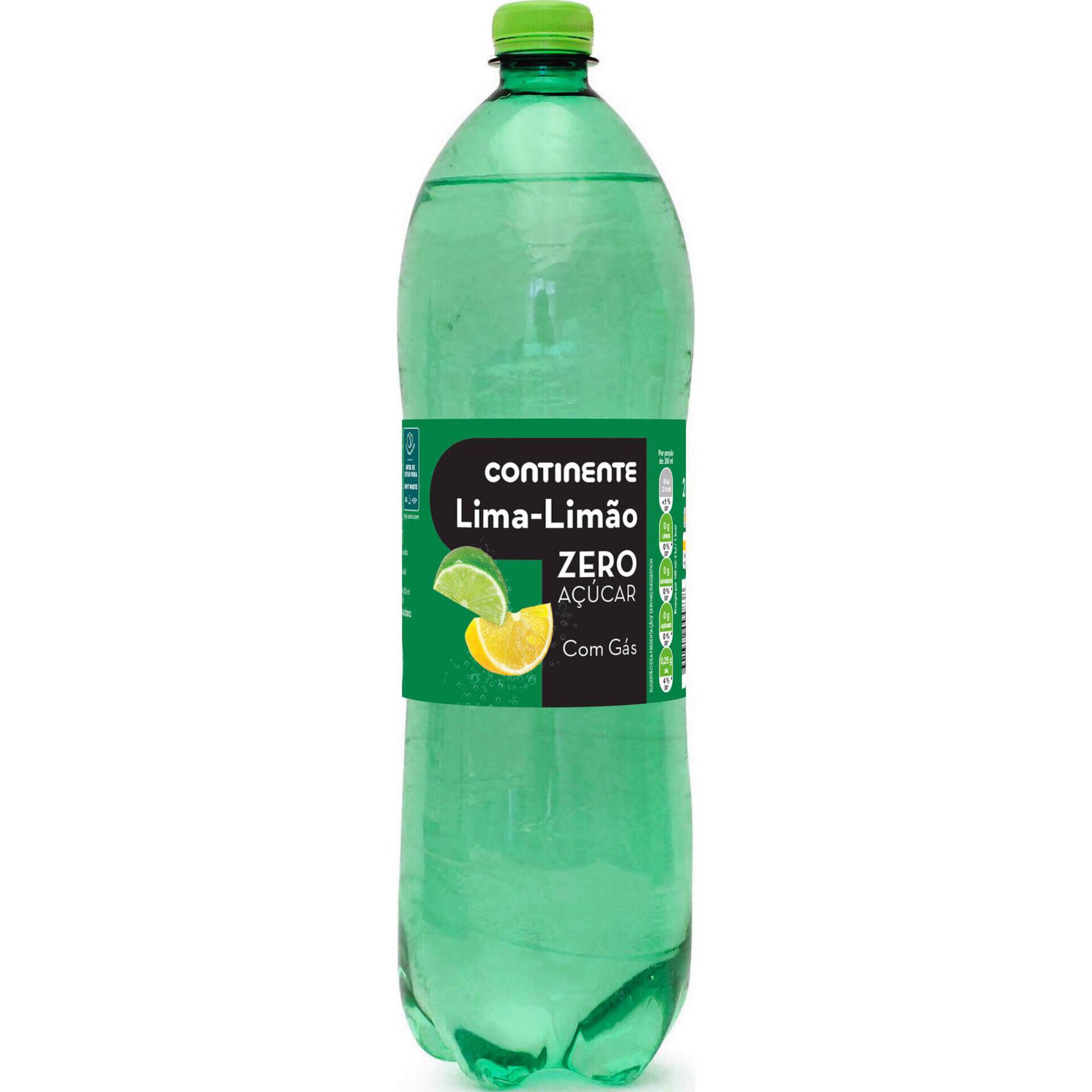 Refrigerante com G&aacute;s Lima Lim&atilde;o sem A&ccedil;&uacute;car Continente