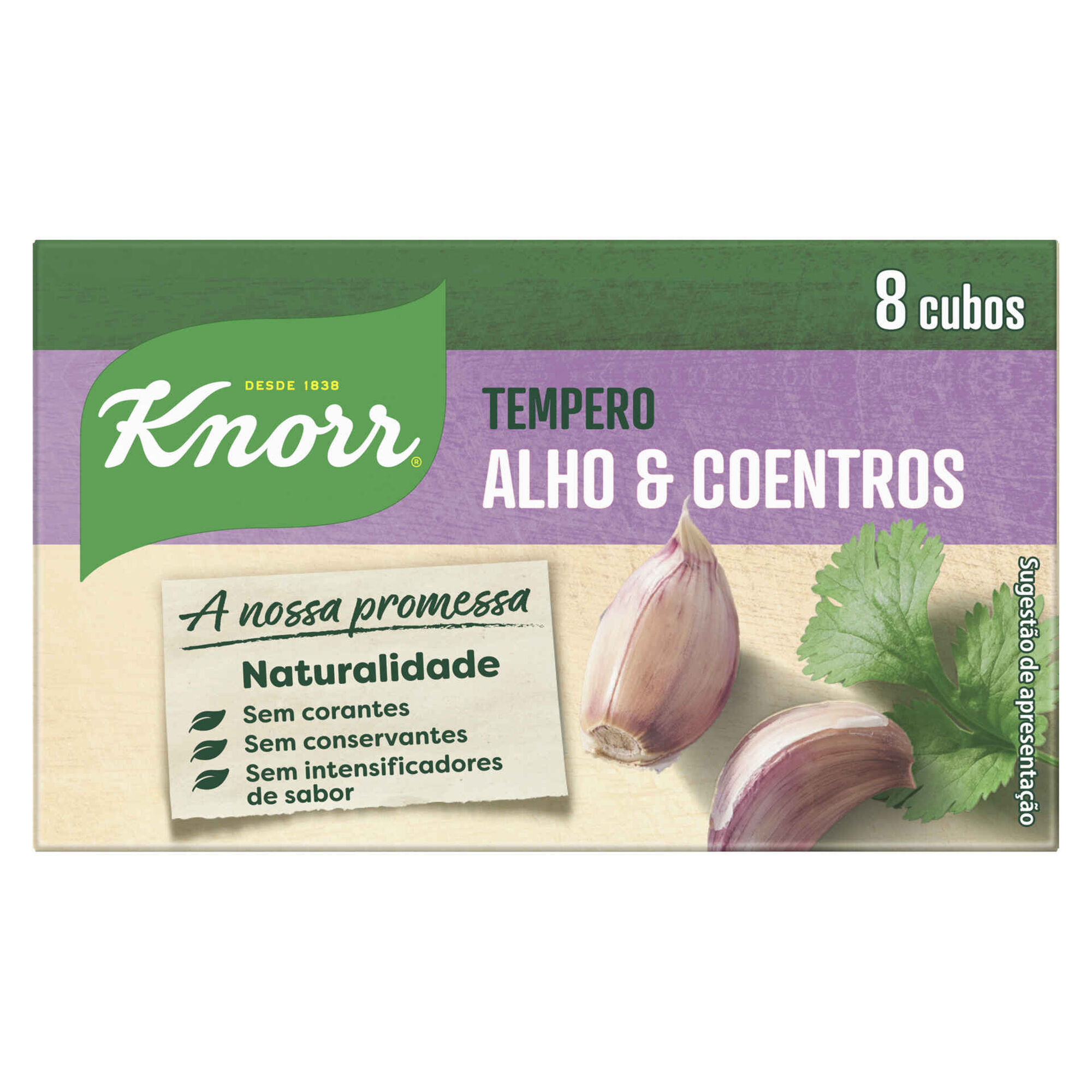 Tempero de Alho e Coentros Cubos