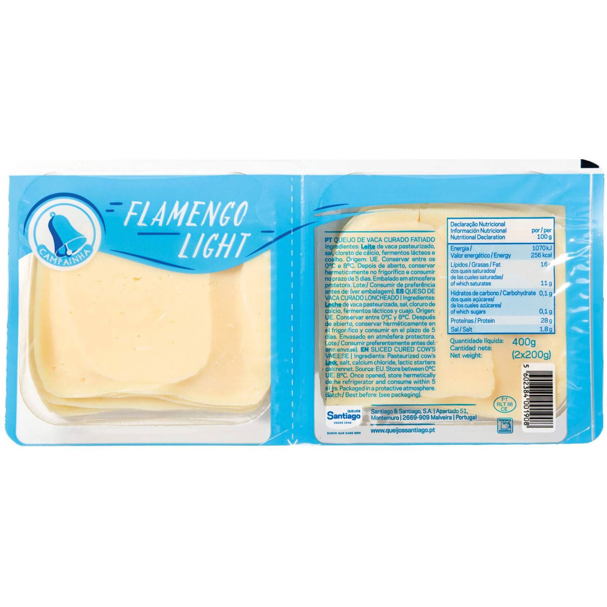 Queijo Flamengo Light Fatiado Queijo Flamengo Light Fatiado