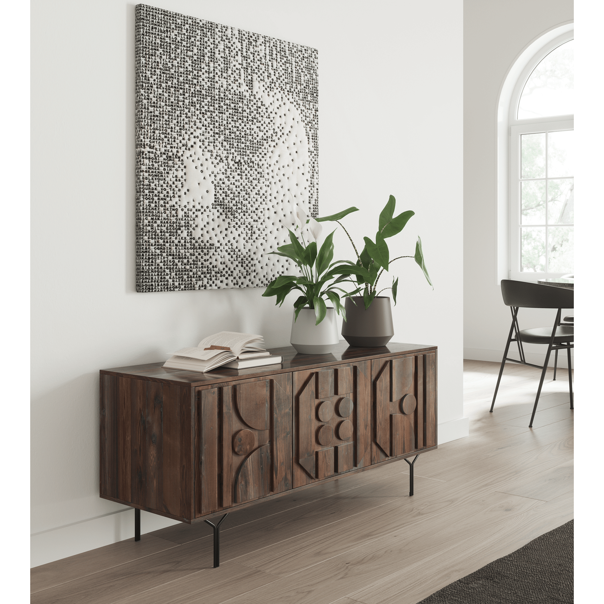 Vaso Redondo Faiança 17cm Branco