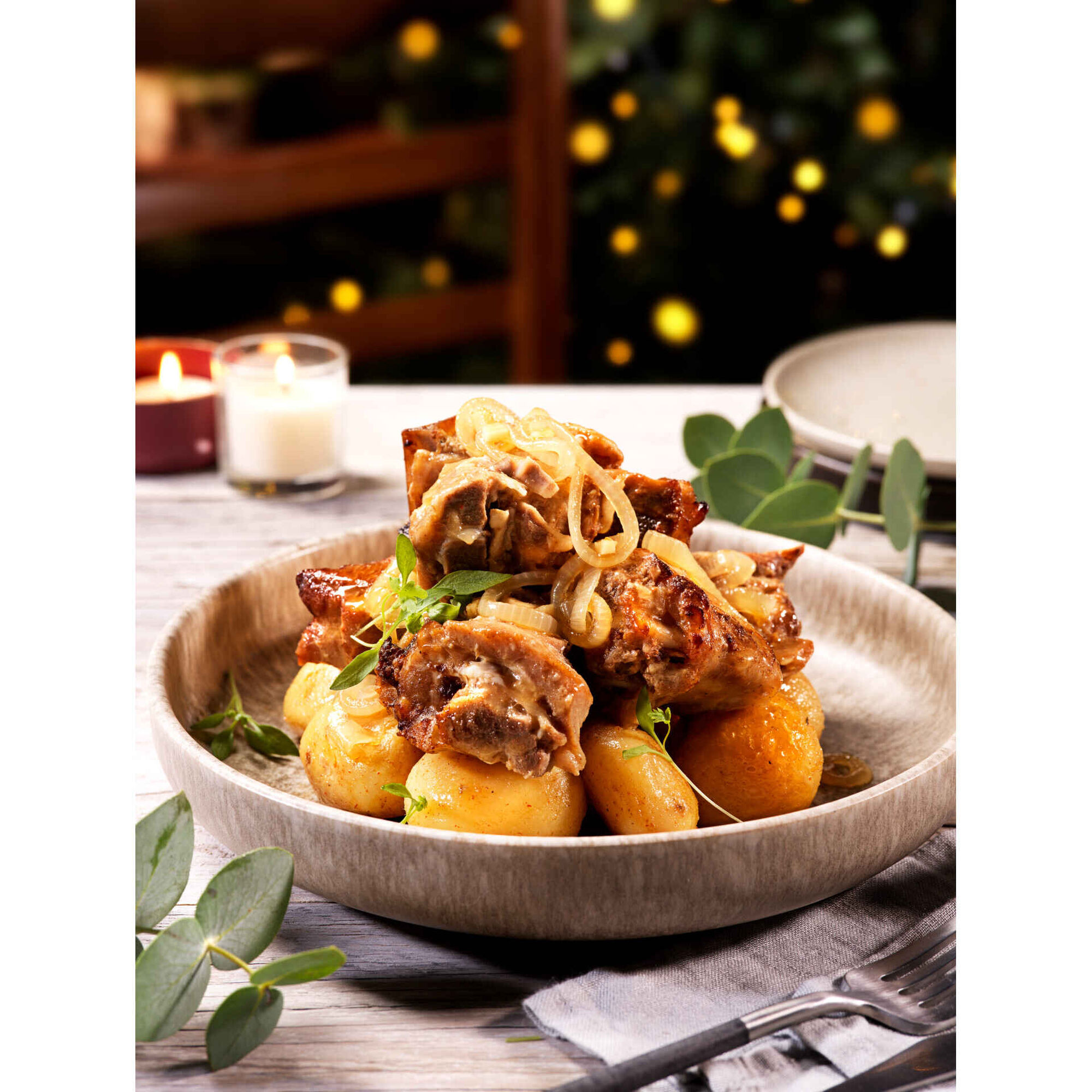 Cabrito Assado com Batata (Entregas para o Natal)