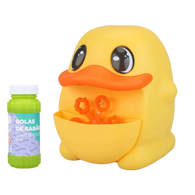 Máquina de Bolinhas Sabão Pato (várias cores)
