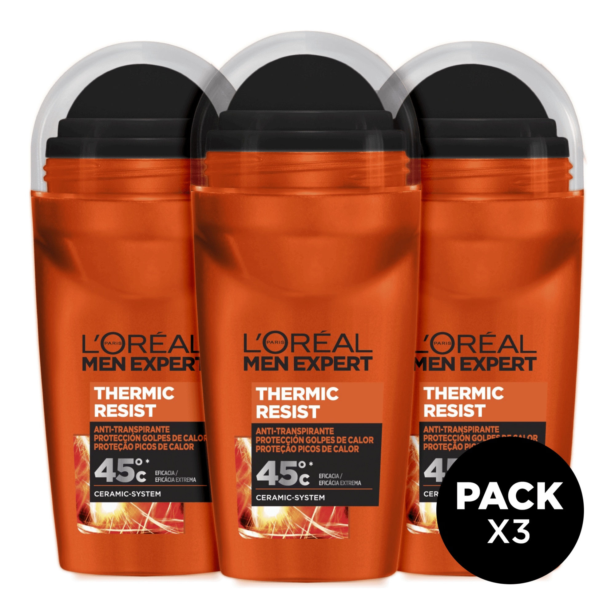 Desodorizante Roll On Men Expert Thermic Resist