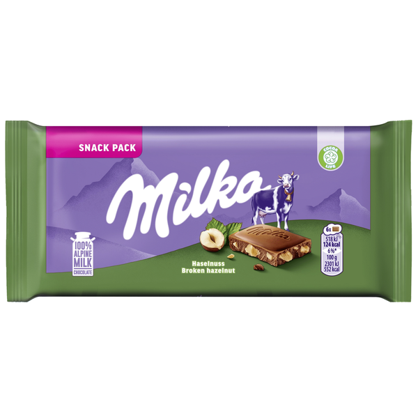 Tablete de Chocolate com Avelãs Milka