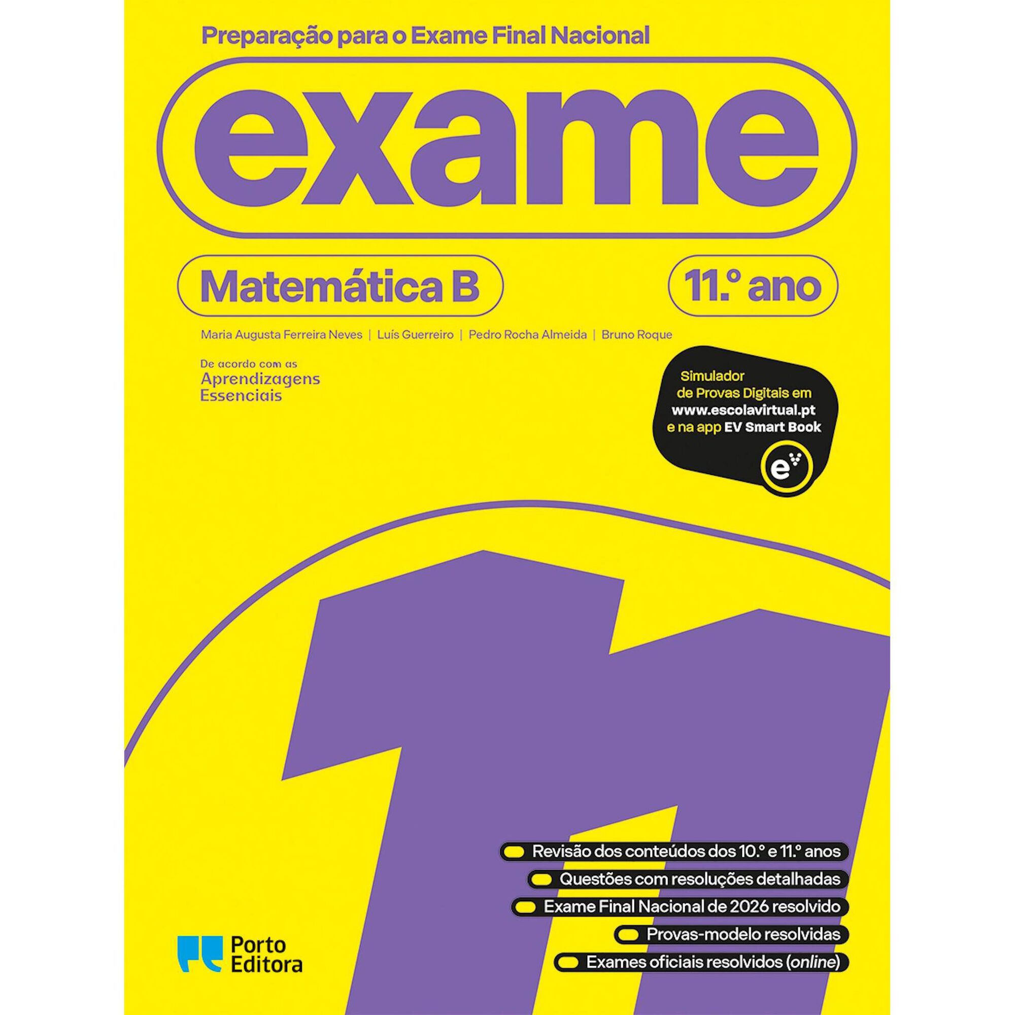 Prepara&ccedil;&atilde;o para o Exame Final Nacional - Matem&aacute;tica B - 11.&ordm; Ano