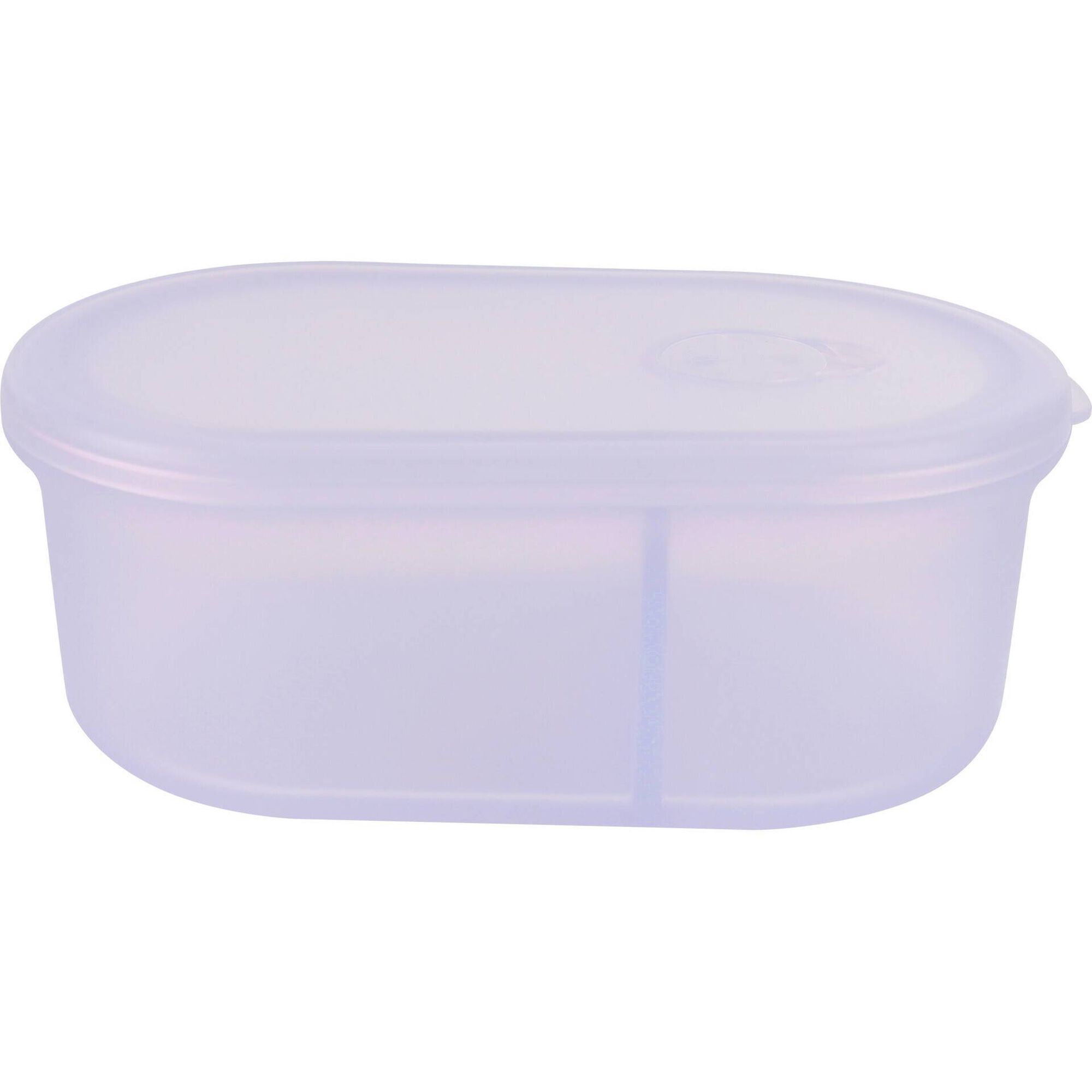 Caixa Lanche com Divis&oacute;rias Silicone Roxo Kasa