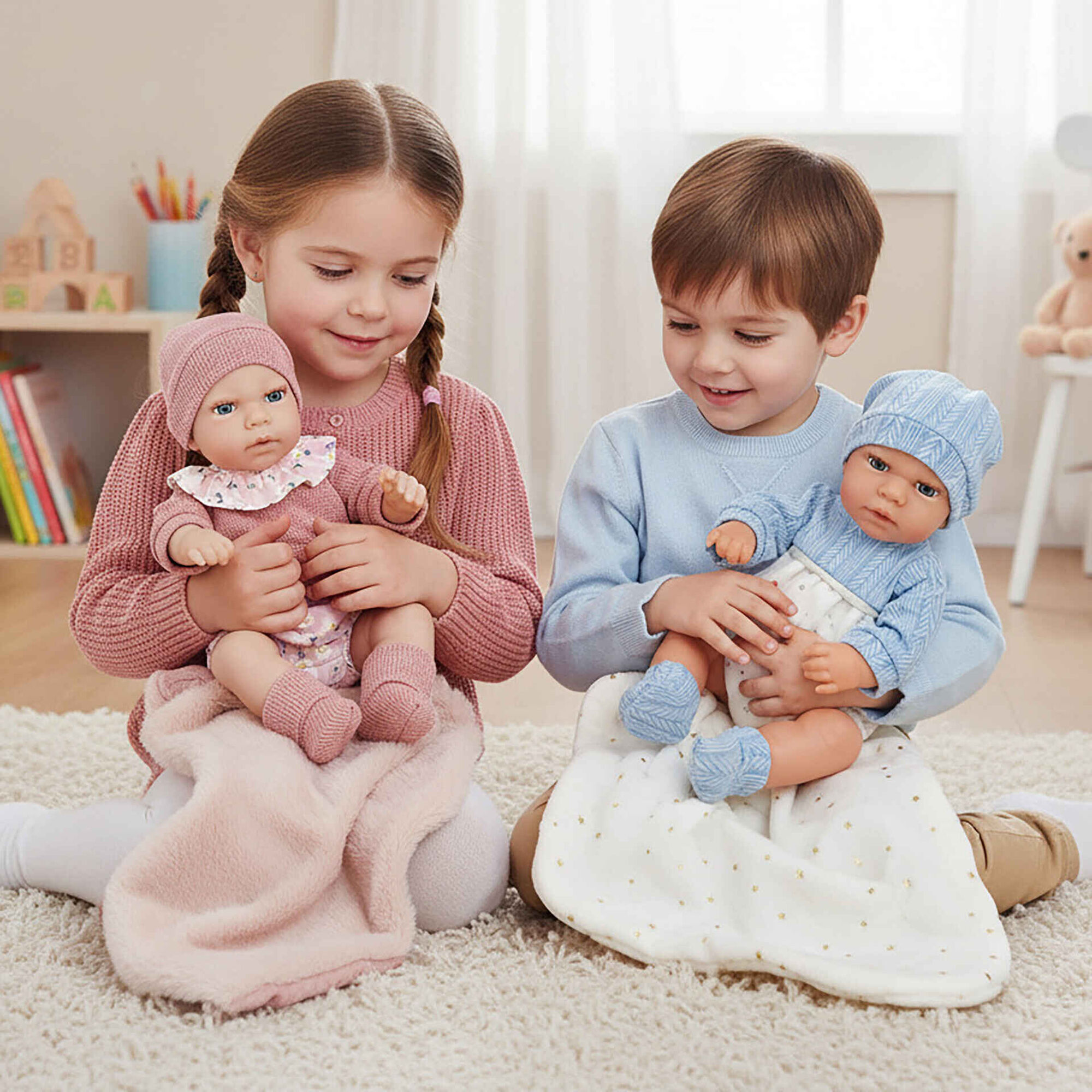 Bebé Titucho Reborn 40cm com Acessórios (várias cores)