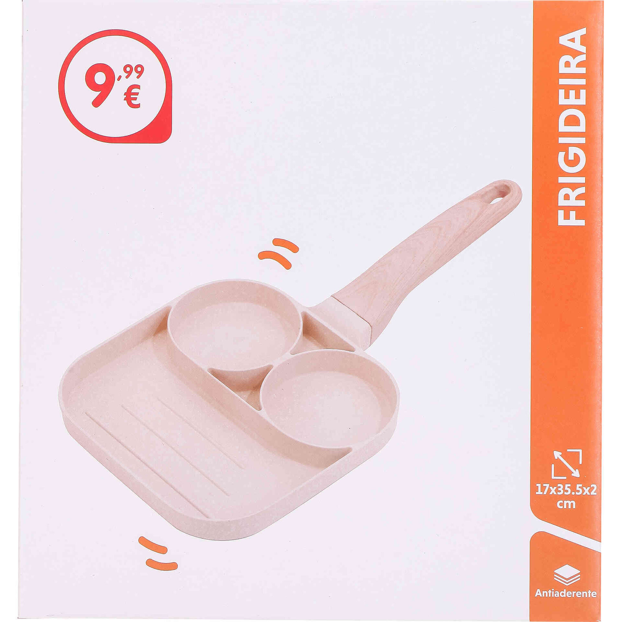 Frigideira com 3 Compartimentos Bazar&atilde;o