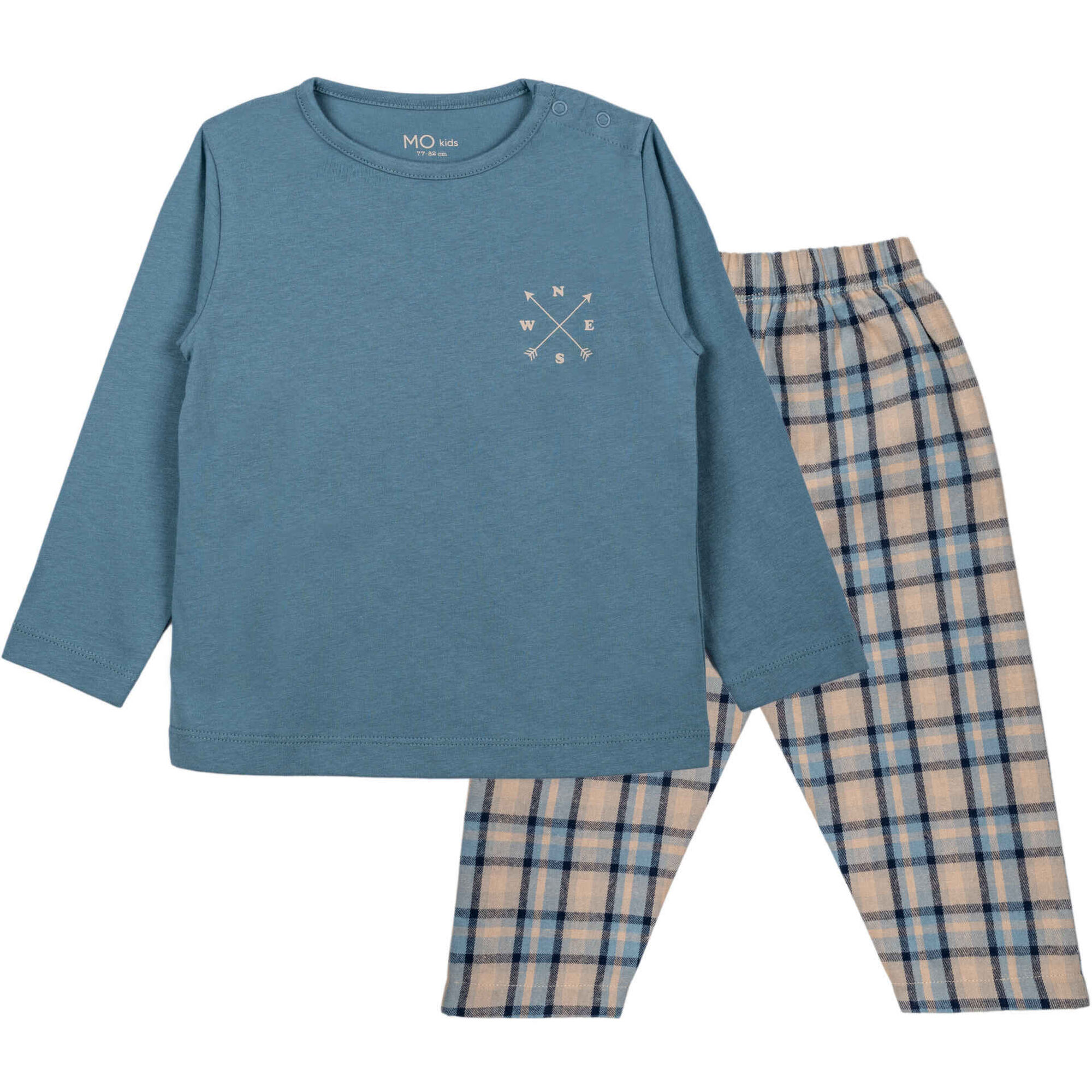 Pijama Calça Flanela Bebé Menino Multicor