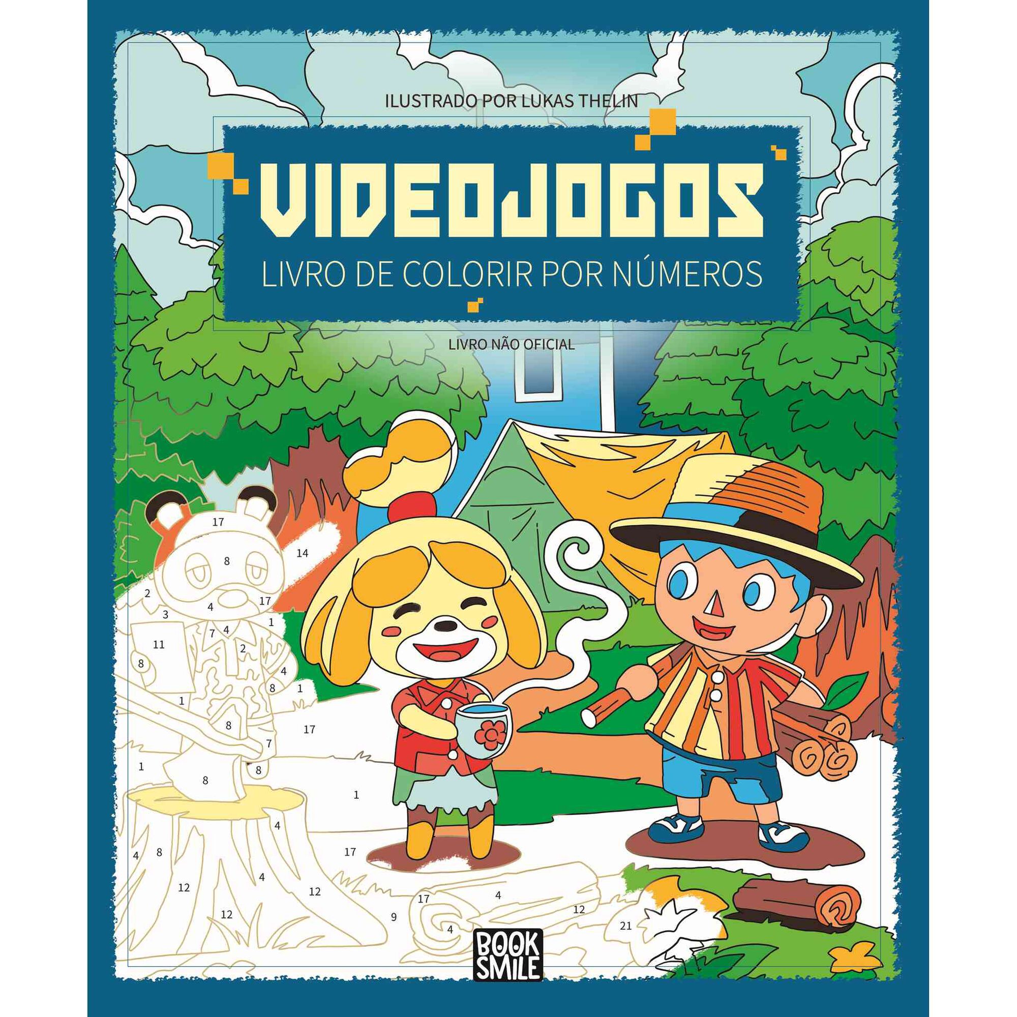 Livro de Colorir - Videojogos