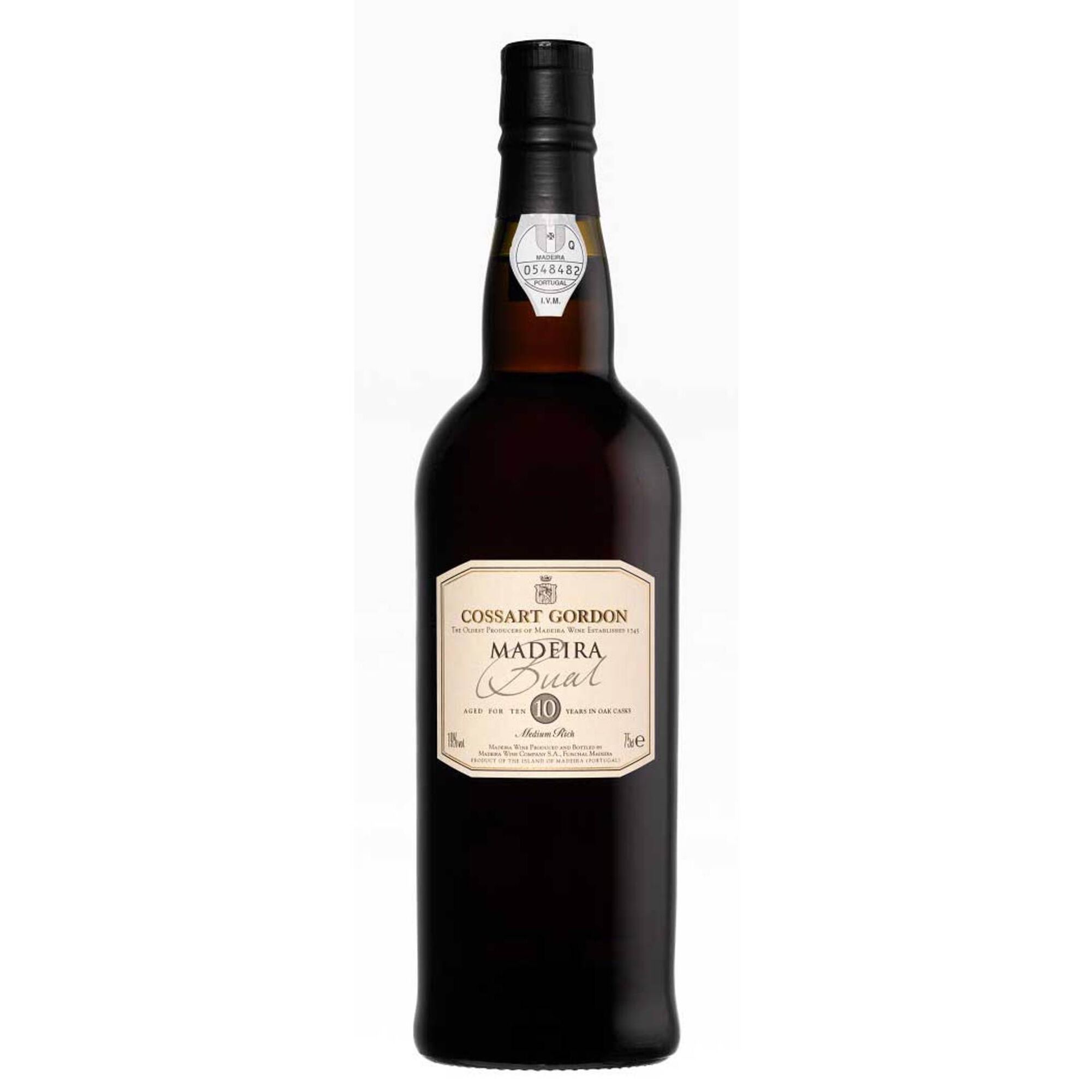 Cossart Gordon 10 Anos Bual Vinho da Madeira Meio Doce