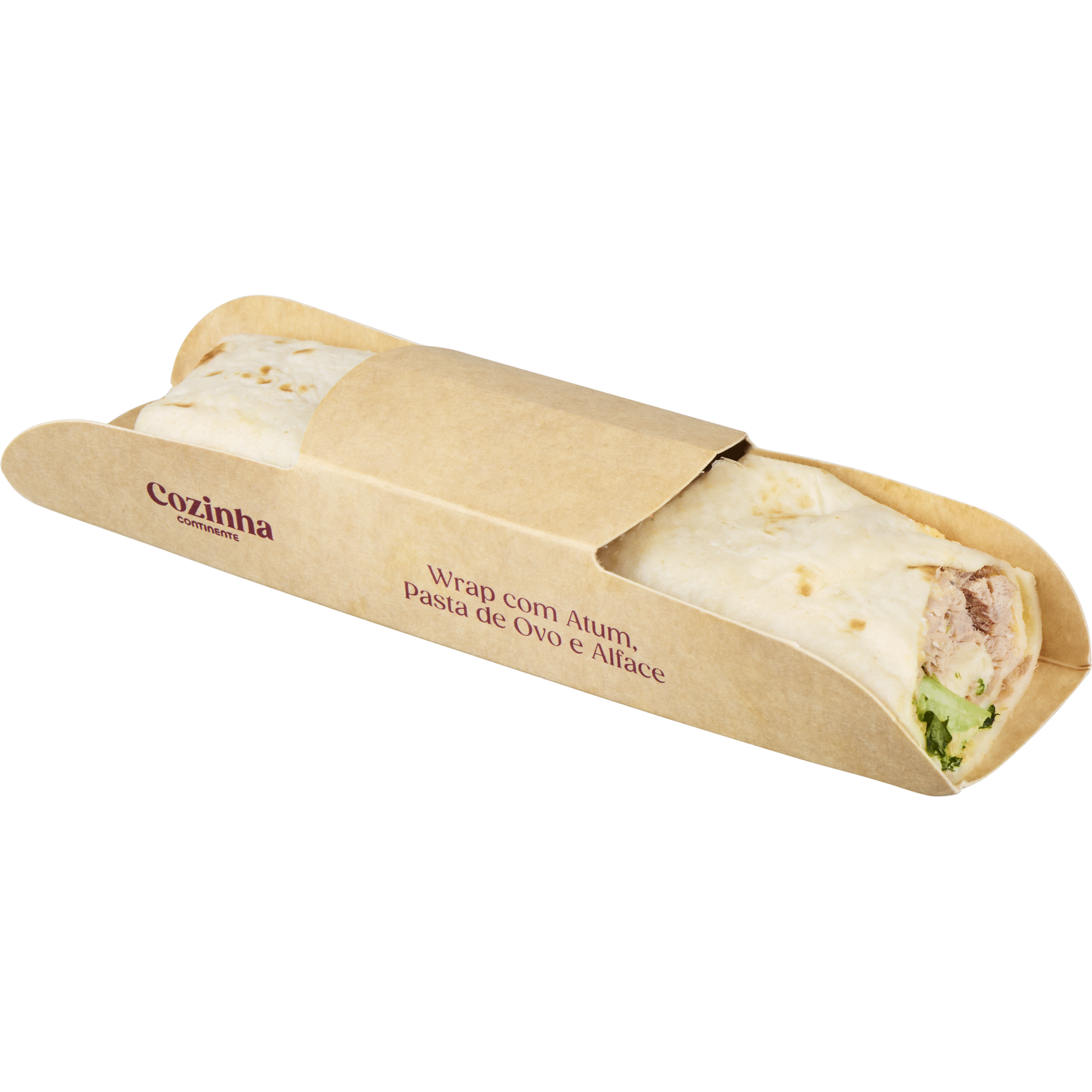 Wrap de Atum com Pasta de Ovo e Alface Cozinha Continente