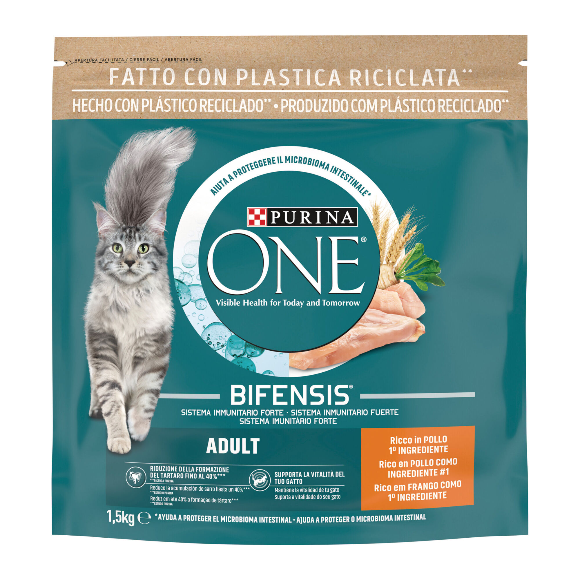 Ra&ccedil;&atilde;o para Gato Adulto Frango Purina One