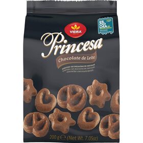 Bolachas Sortido Princesa Chocolate de Leite Vieira