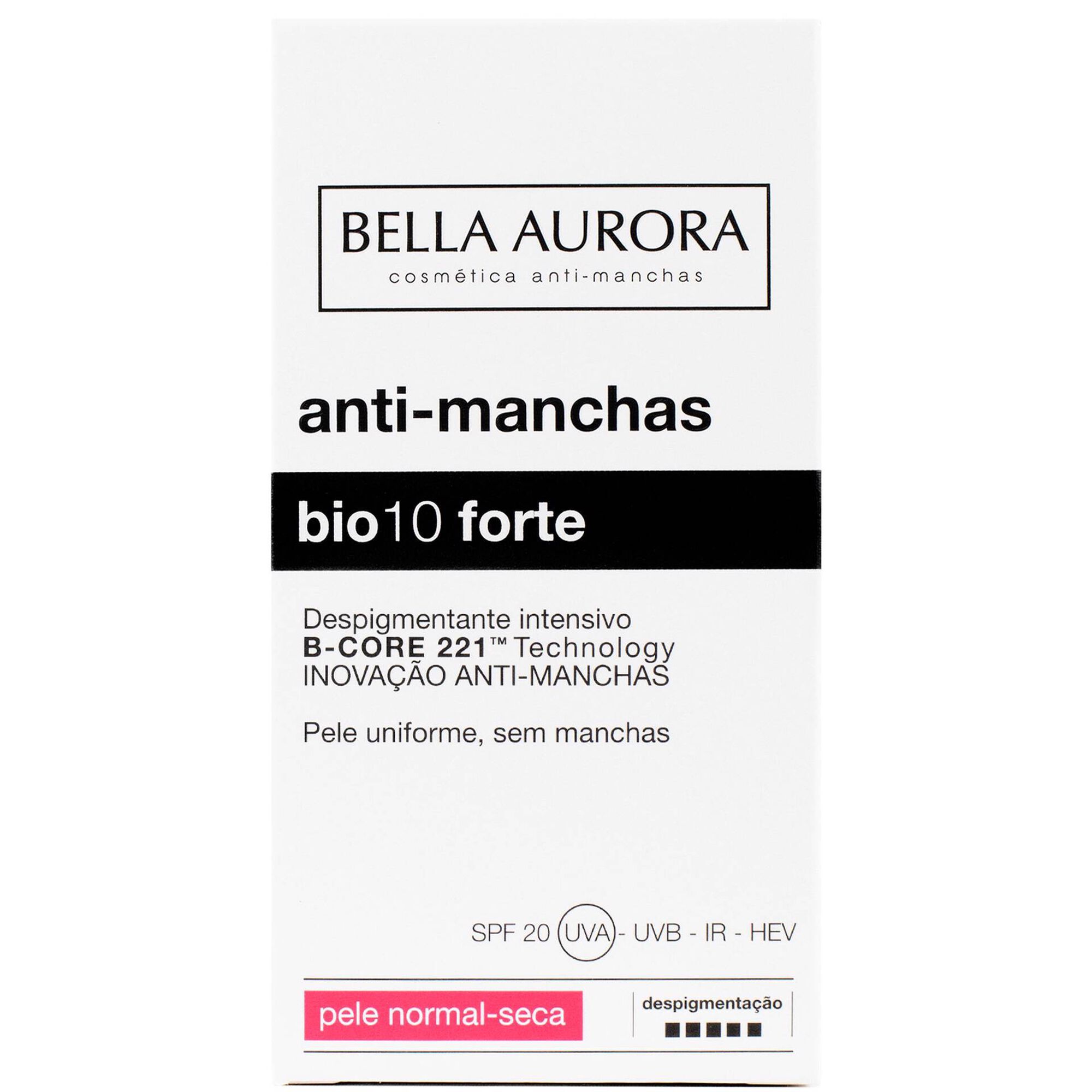 Tratamento Rosto Anti-manchas Bio10 Forte Pele Normal a Seca FPS20