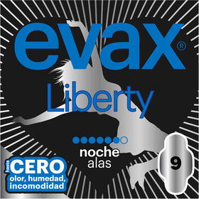 Pensos Higiénicos Liberty Noite com Abas Pensos Higiénicos Liberty Noite com Abas