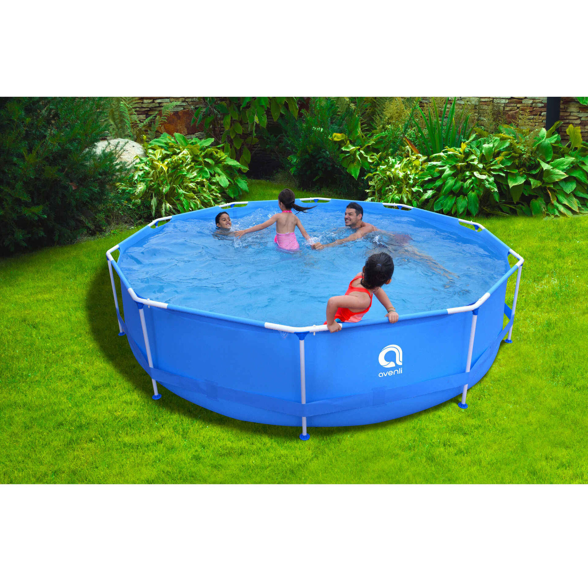 Piscina Estrutura Octagonal 360x76cm com Bomba
