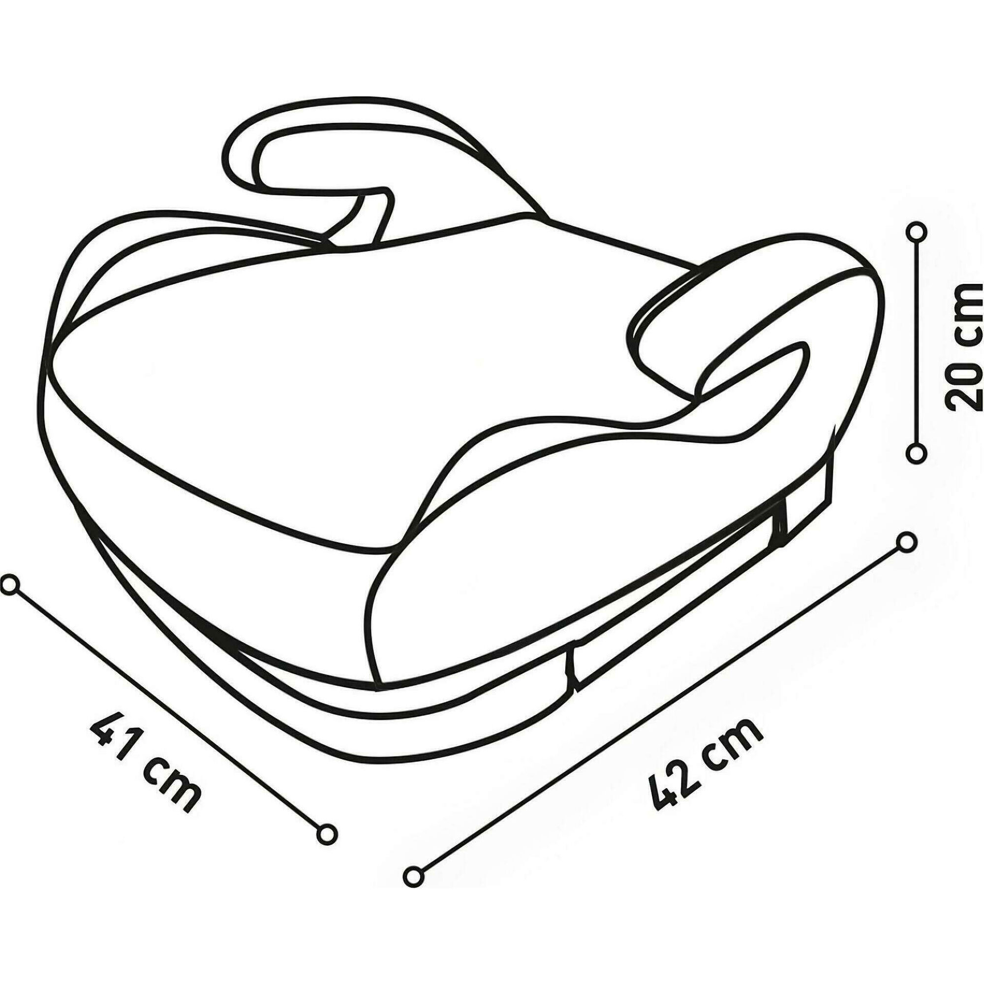 Assento Auto I-Size 125-150cm Cinza Pamy Asalvo