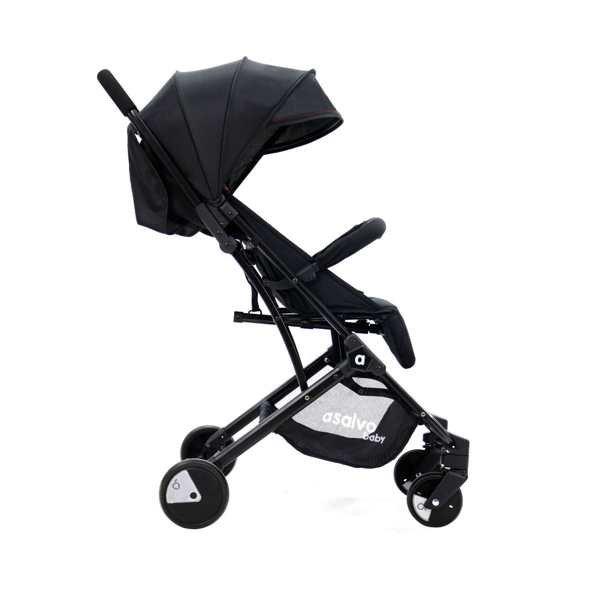 Carrinho de Passeio Preto e Vermelho Flight