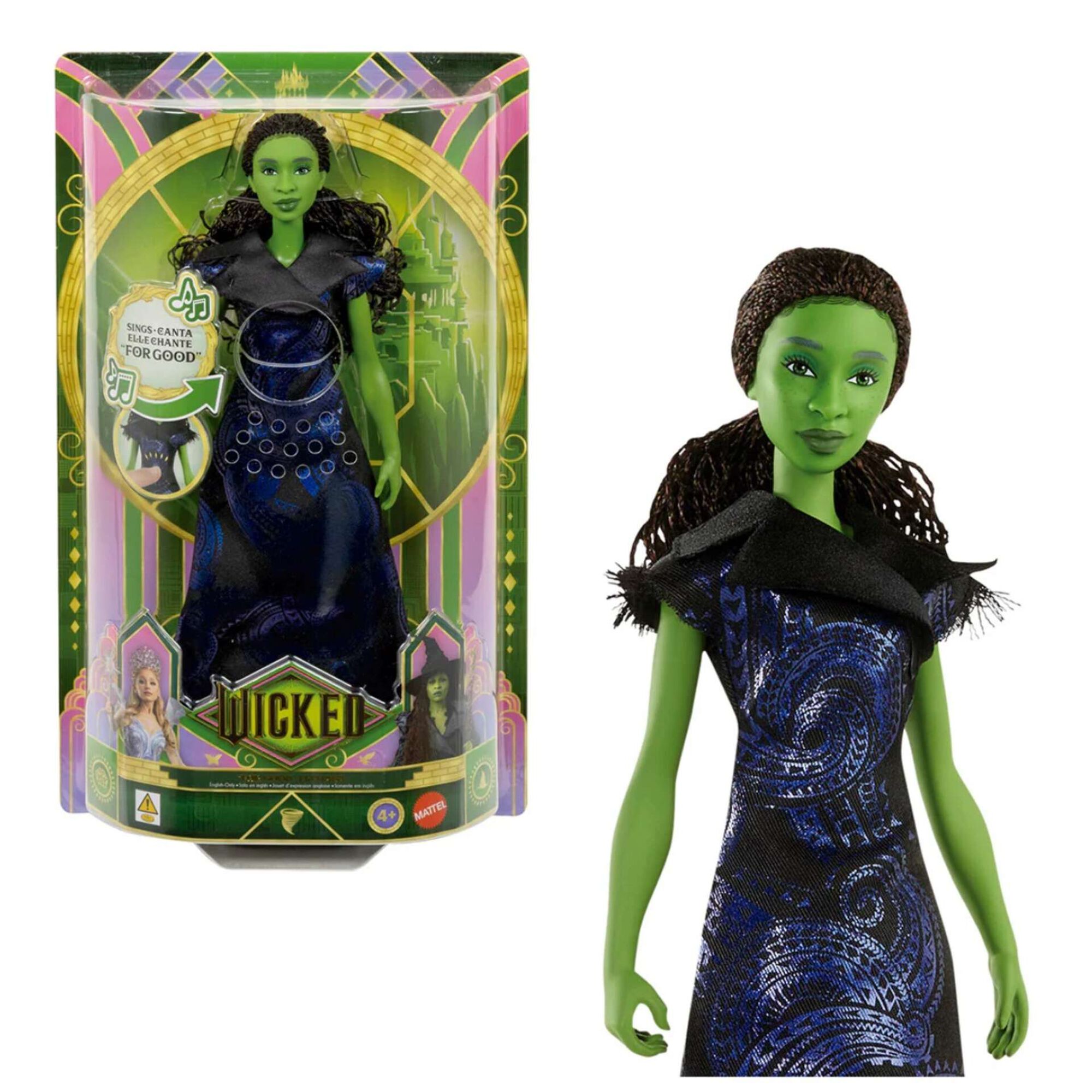 Boneca Wicked Elphaba Cantora Boneca Wicked Elphaba Cantora