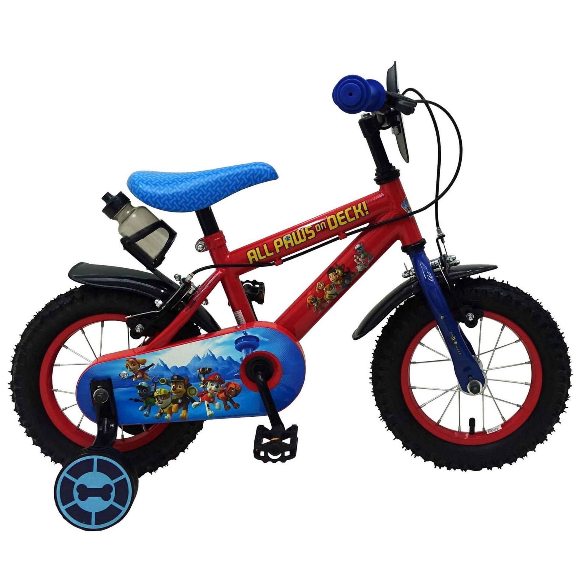 Bicicleta de Criança Roda 12'' 3-4 Anos Azul e Vermelha