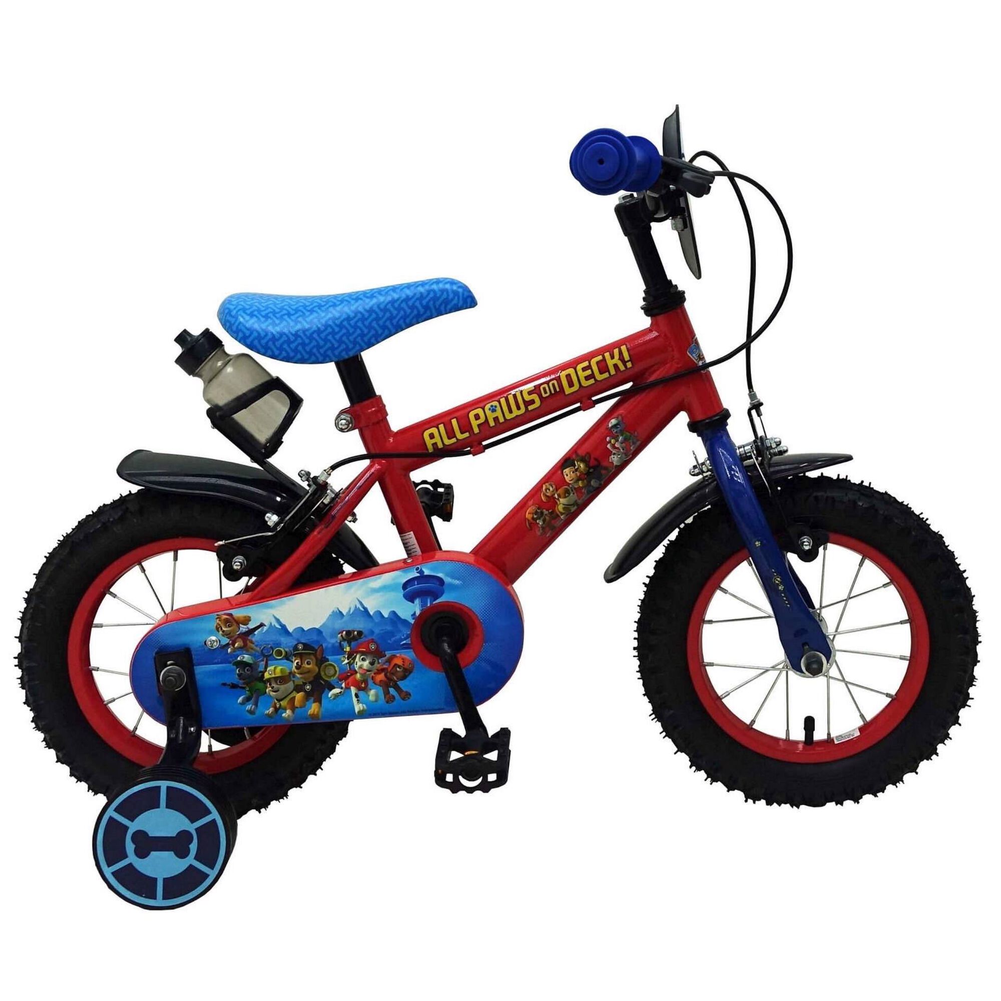 Bicicleta de Criança Roda 12'' 3-4 Anos Azul e Vermelha Bicicleta de Criança Roda 12'' 3-4 Anos Azul e Vermelha