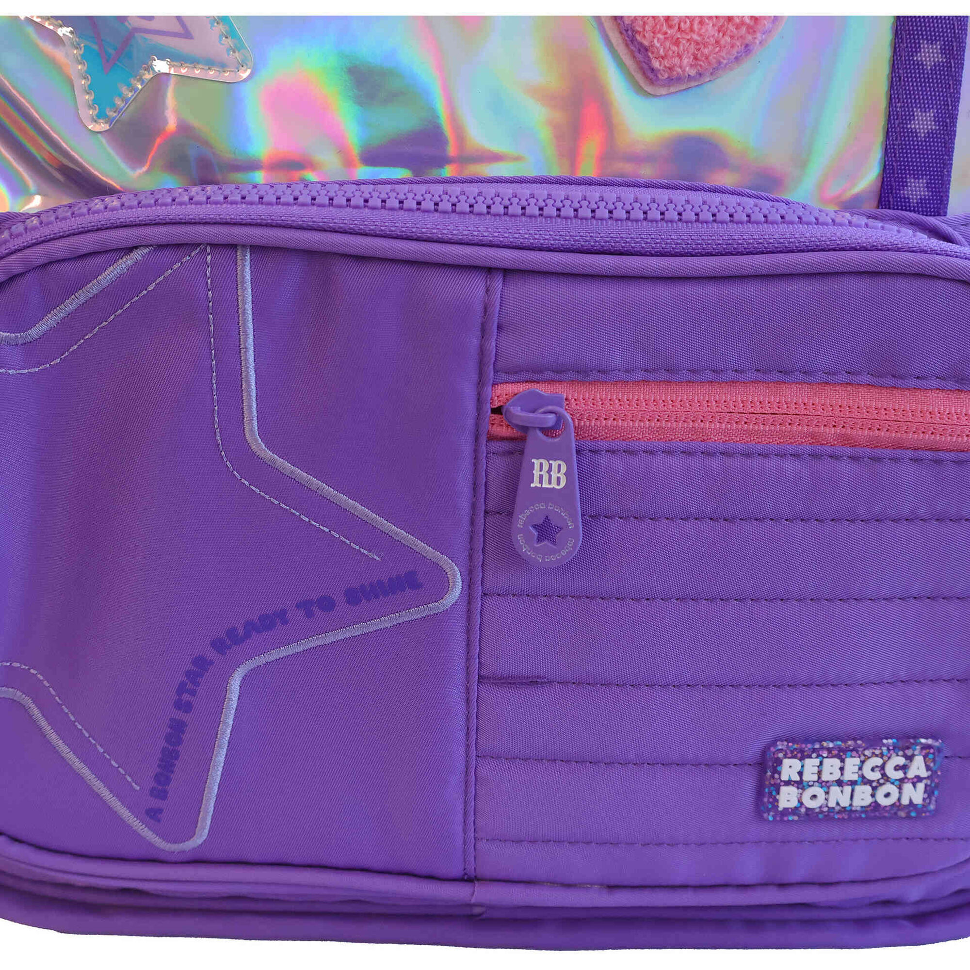 Mochila Lil&aacute;s Holo Rebecca Bonbon