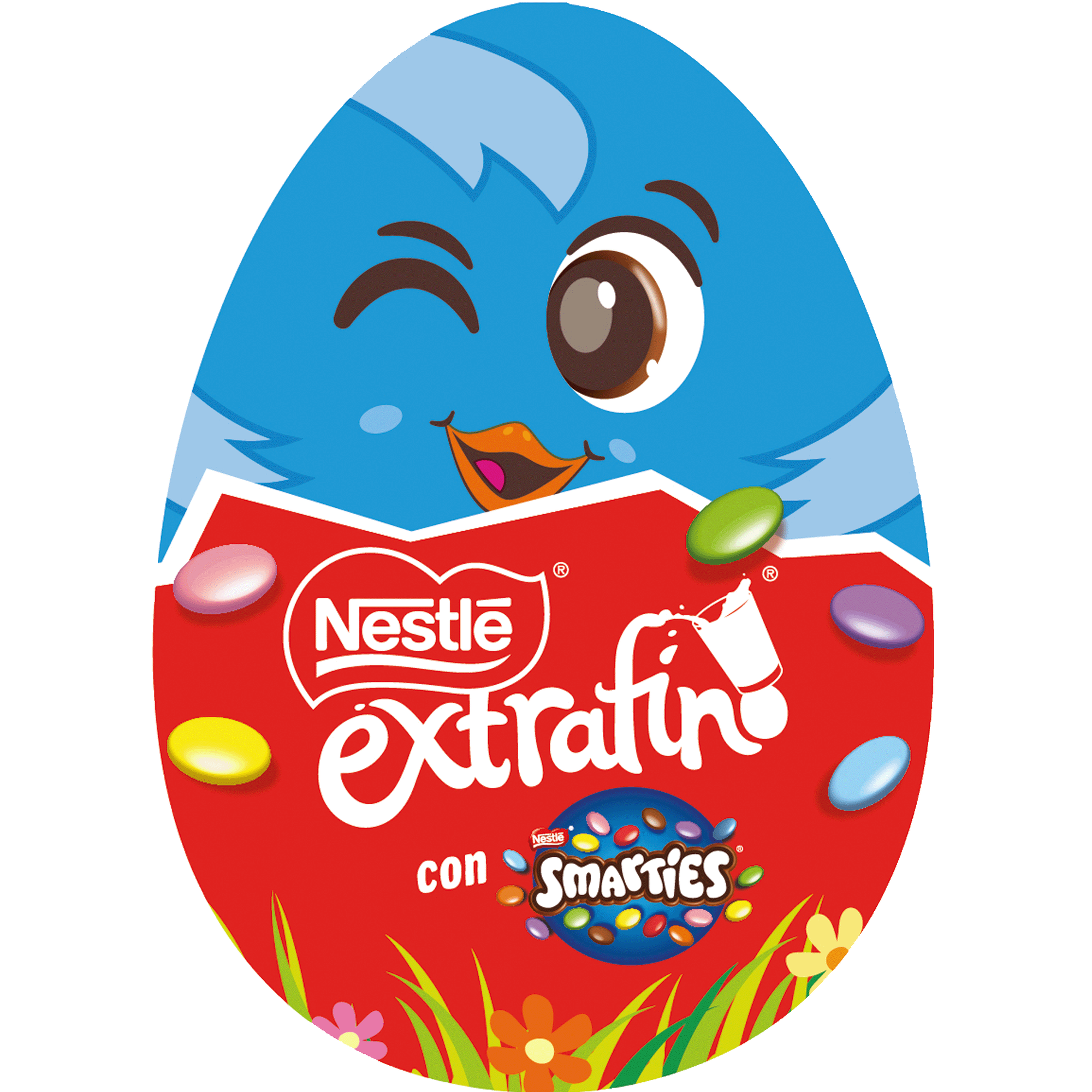 Ovo Chocolate de Leite Extrafino com Smarties