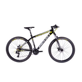 Bicicleta Adulto Pro Roda 27,5'' 21V Preta e Amarela Tamanho L Bicicleta Adulto Pro Roda 27,5'' 21V Preta e Amarela Tamanho L