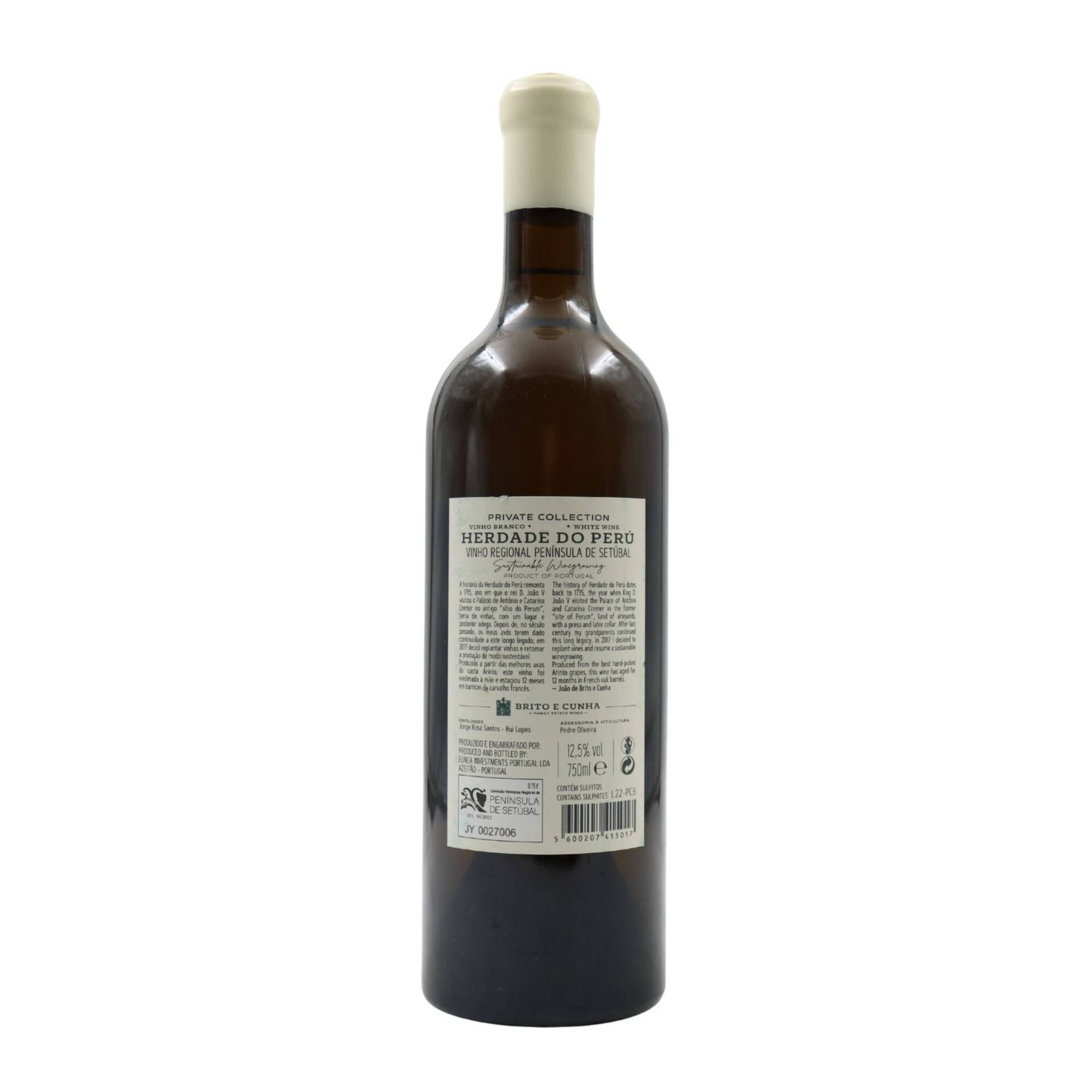Herdade Do Per&uacute; Private Collection Pen&iacute;nsula De Set&uacute;bal Vinho Branco