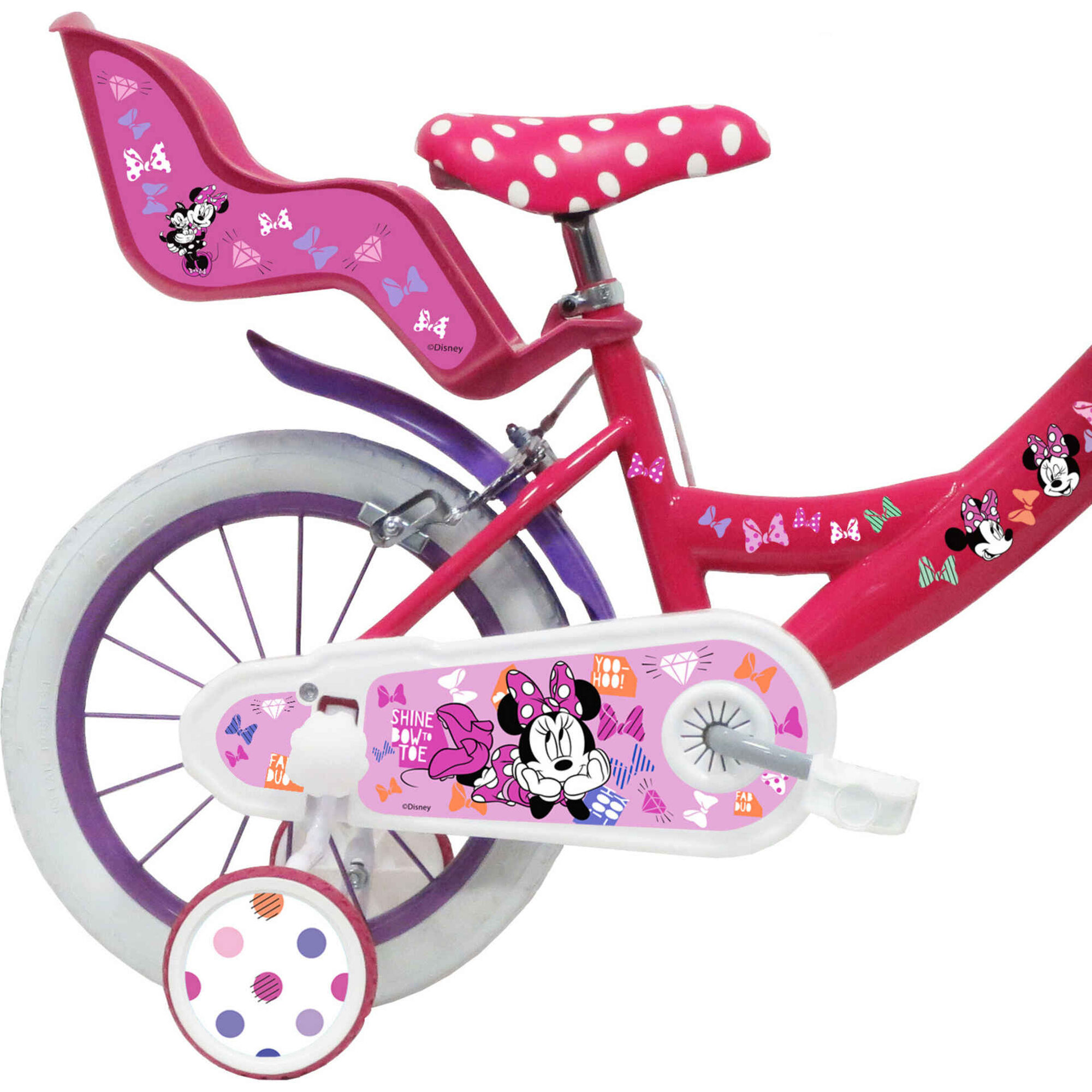 Bicicleta Criança 14'' 4-6 Anos Minnie