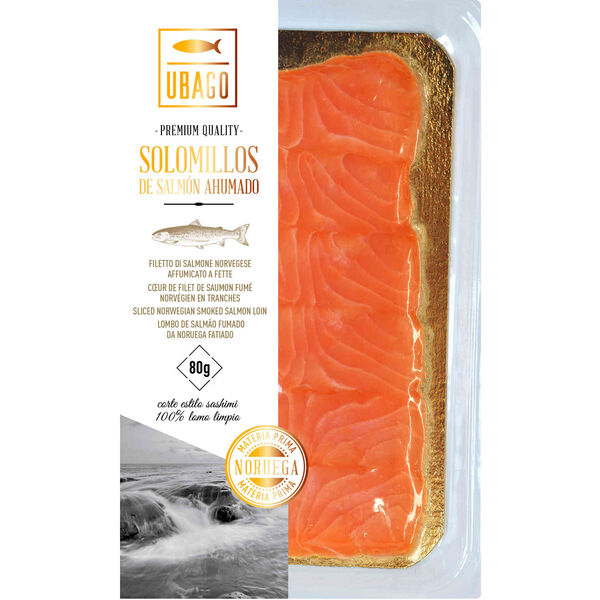 Lombinhos de Salmão Fumado Ubago